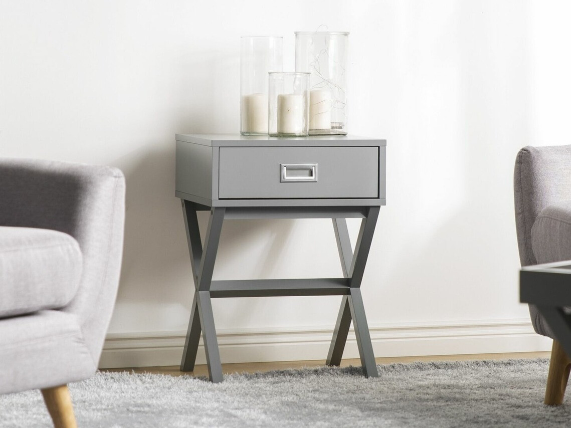Прикроватная тумбочка Berwyn 265 (Серый)
