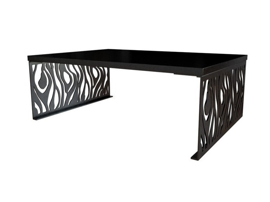 Журнальный столик Germantown 108 (Глянцевый черный + Матовый черный)