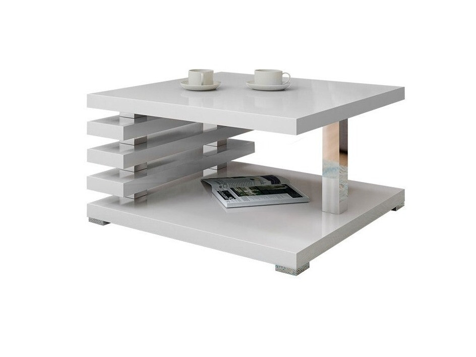 Журнальный столик Goodyear 122 (Глянцевый белый)