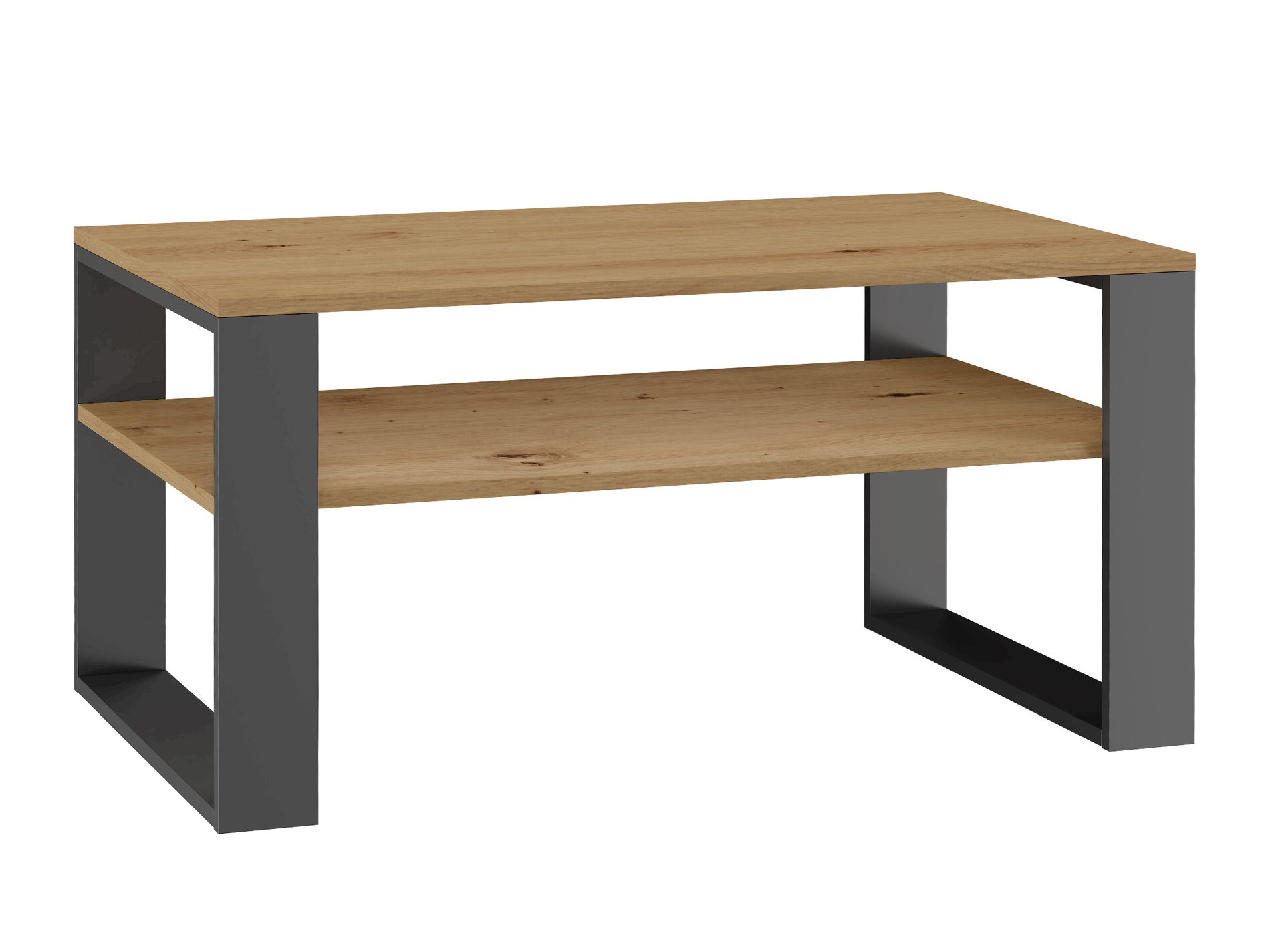 Žurnālu galdiņš Mandeville 208 (Artisan ozols + Antracīts)