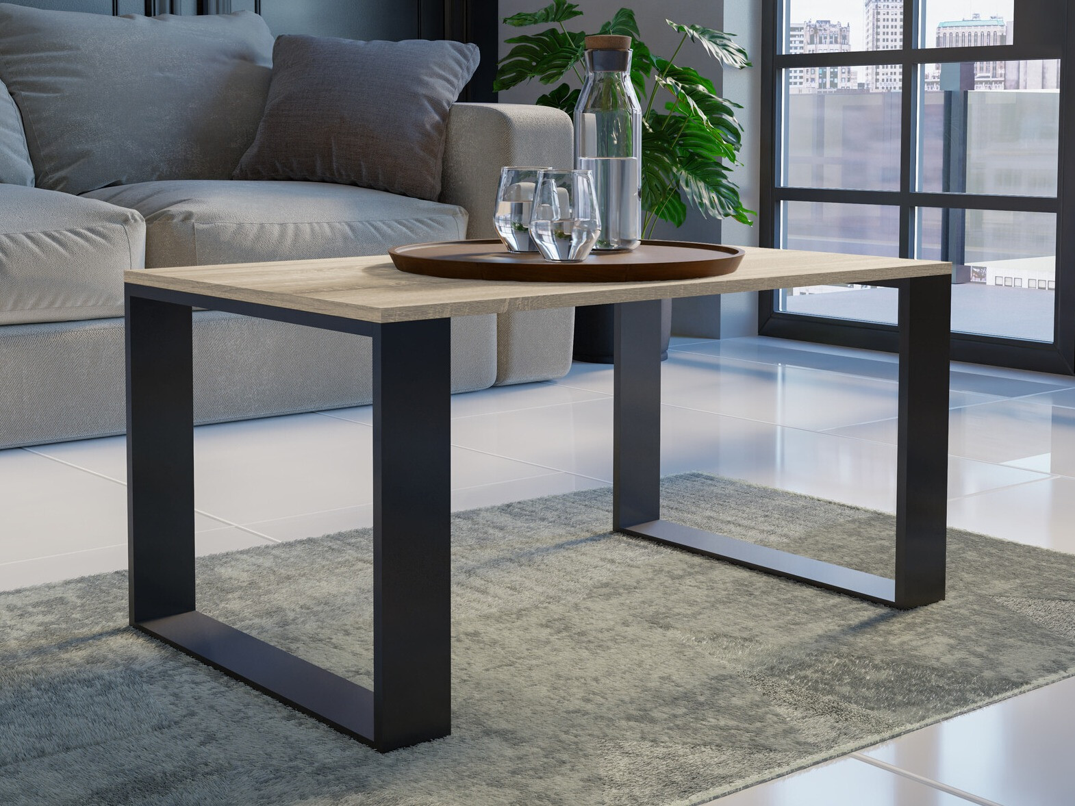 Žurnālu galdiņš Mandeville 217 (Sonomas ozols)