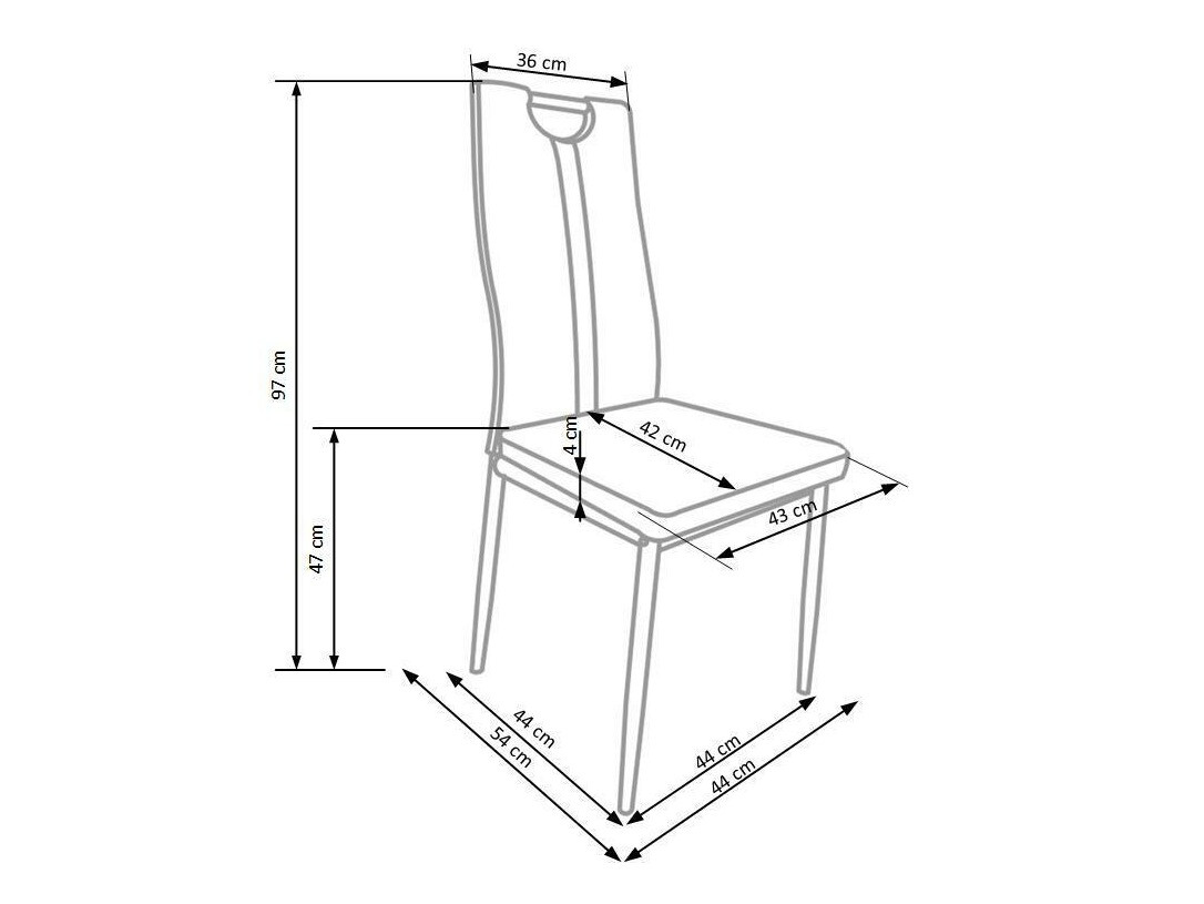 Krēsls Houston 252 (Krēms)