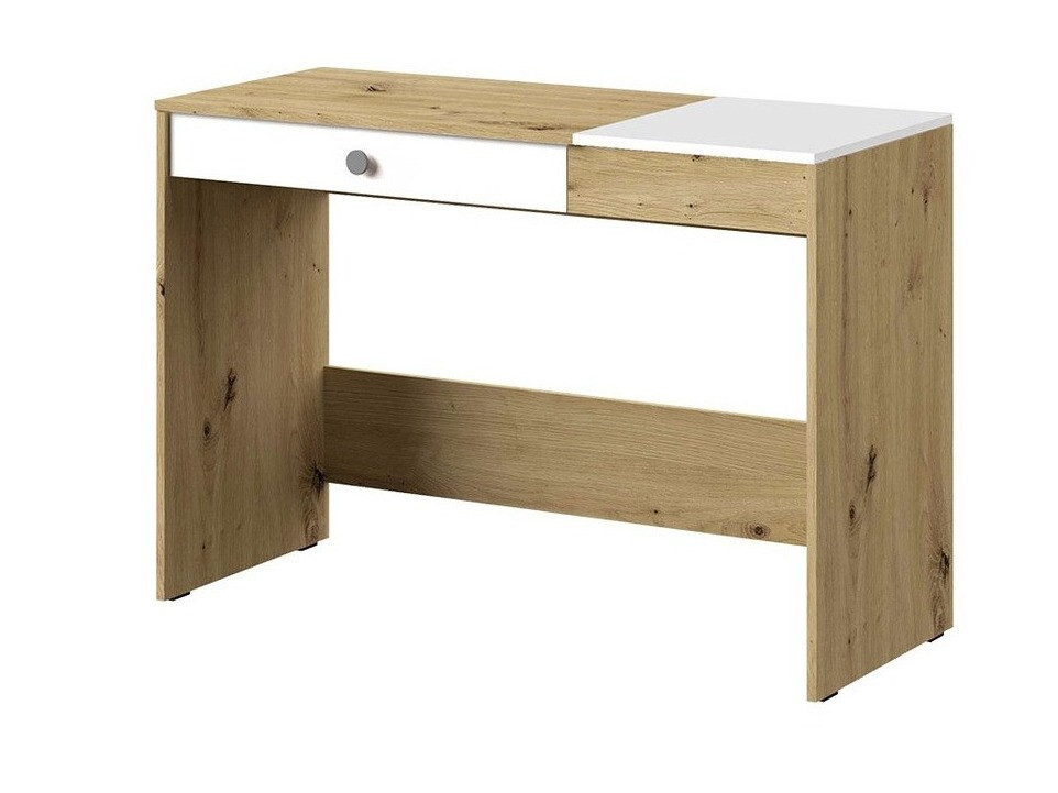 Письменный cтол Almira 109 (Artisan дуб + Белый + Серый)
