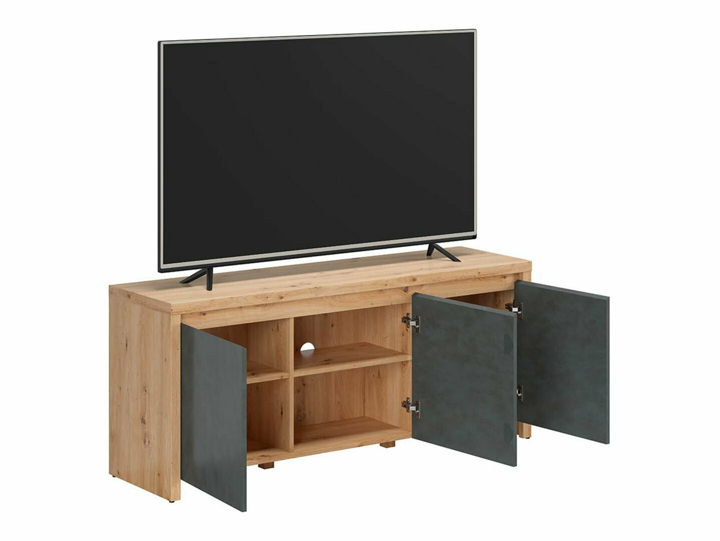 TV galds Nolcire 103 (Artisan ozols + Matera pelēks)