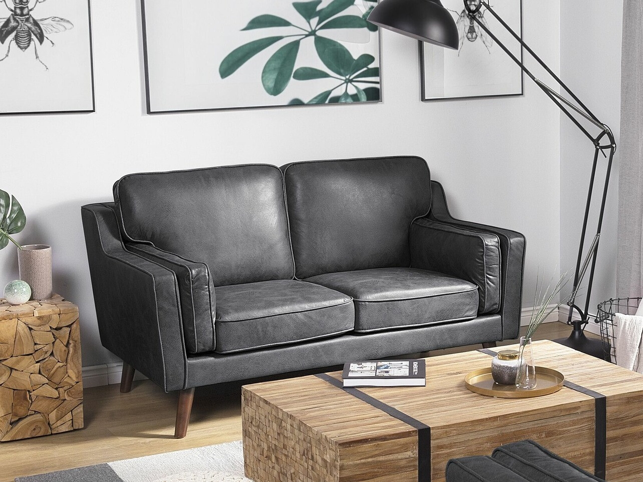 Dīvāns Berwyn 254 (Tumši pelēks)