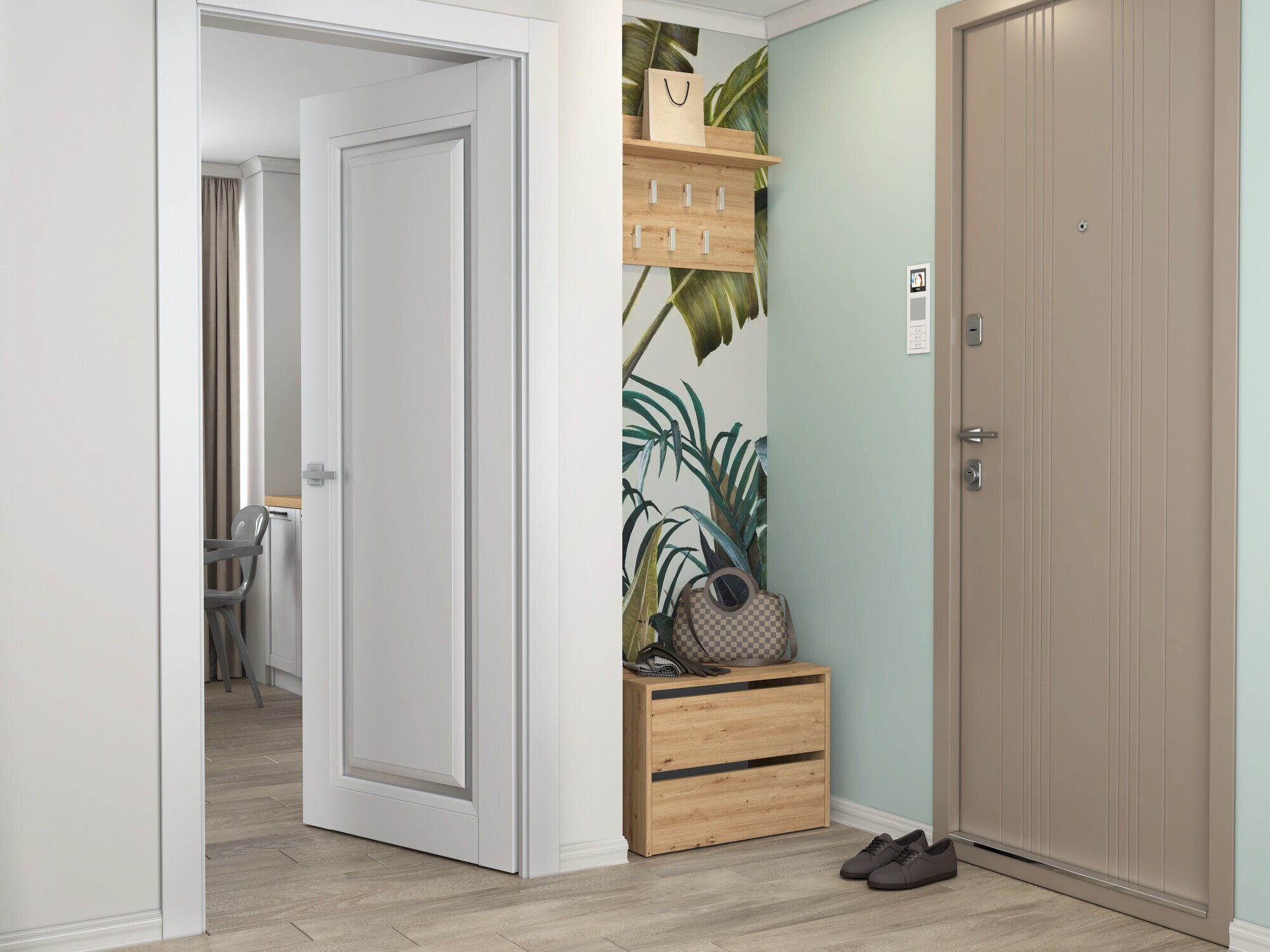 Kurpju kaste Mandeville 222 (Artisan ozols)