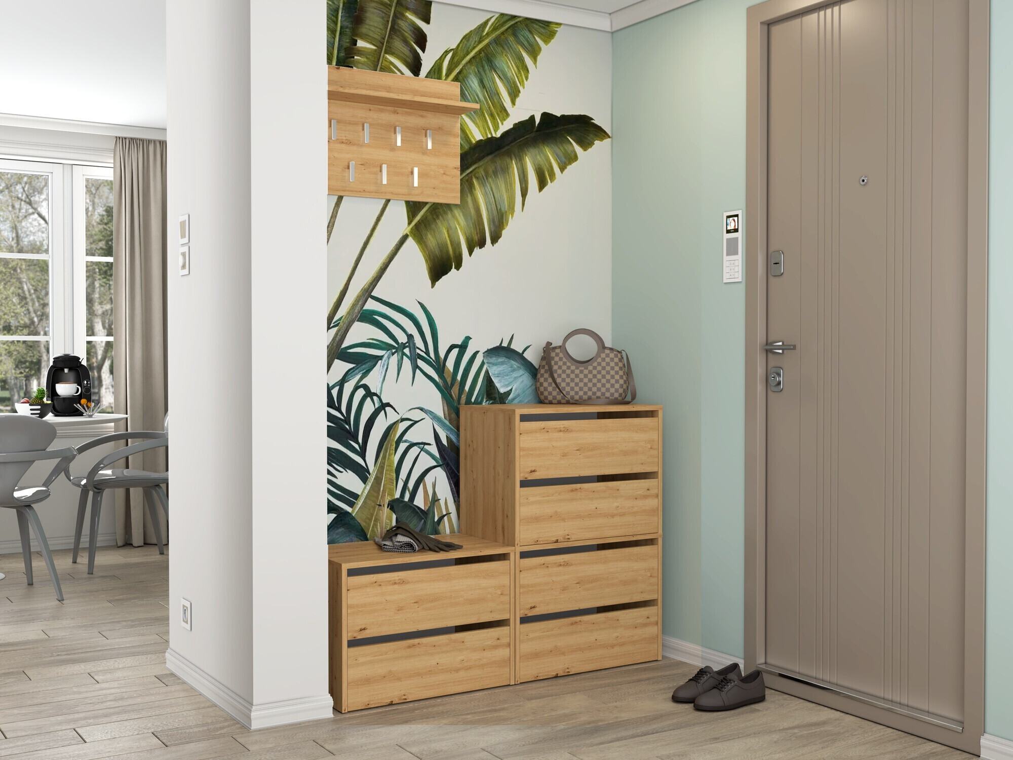 Kurpju kaste Mandeville 222 (Artisan ozols)