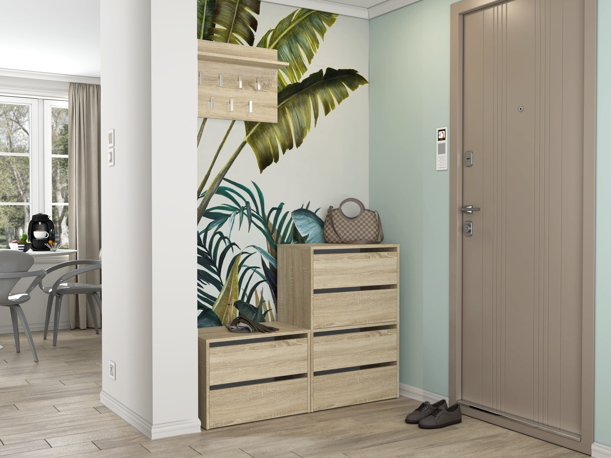 Kurpju kaste Mandeville 222 (Sonomas ozols)