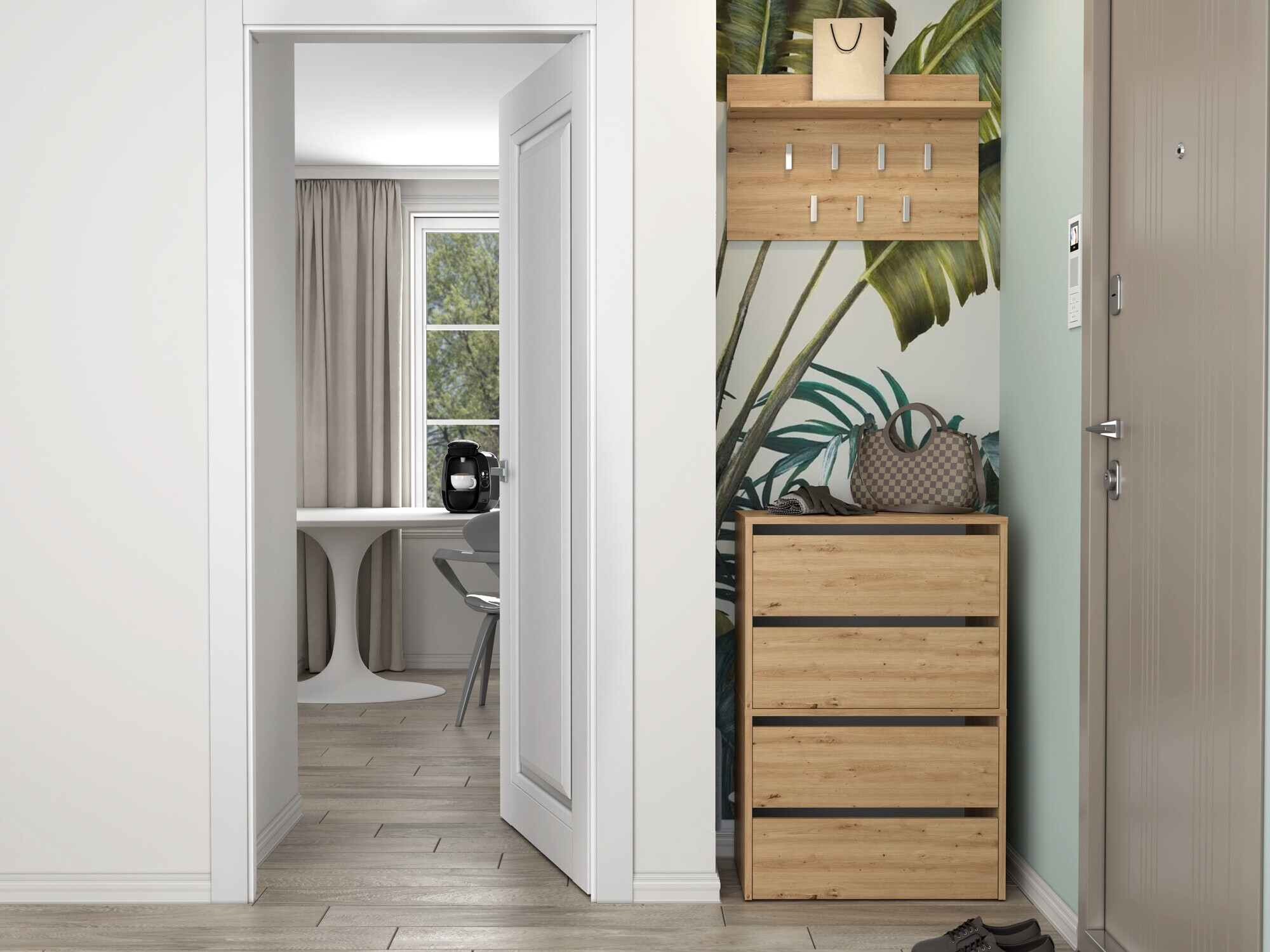 Kurpju kaste Mandeville 223 (Artisan ozols)