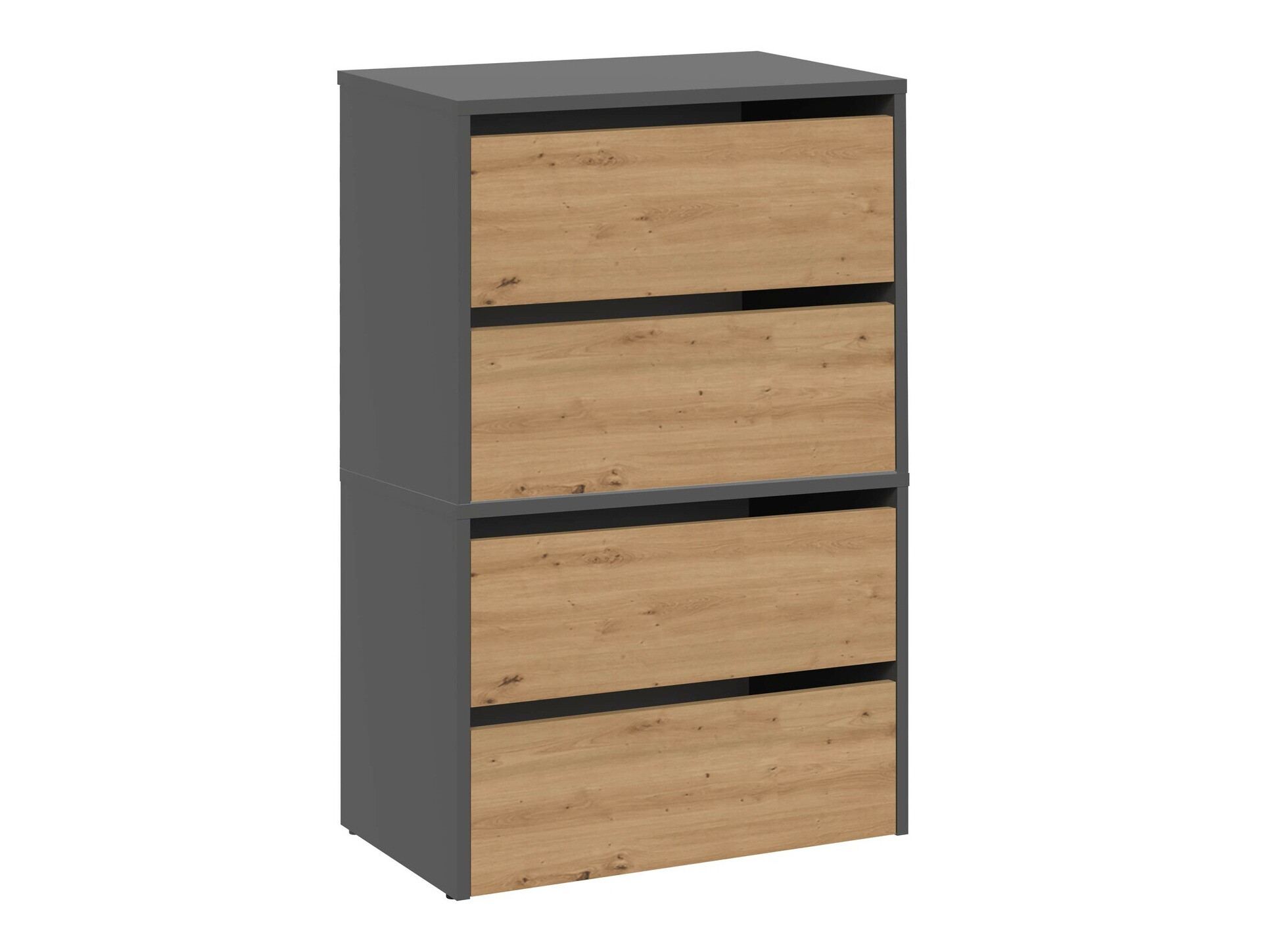 Тумба для обуви Mandeville 223 (Антрацит + Artisan дуб)