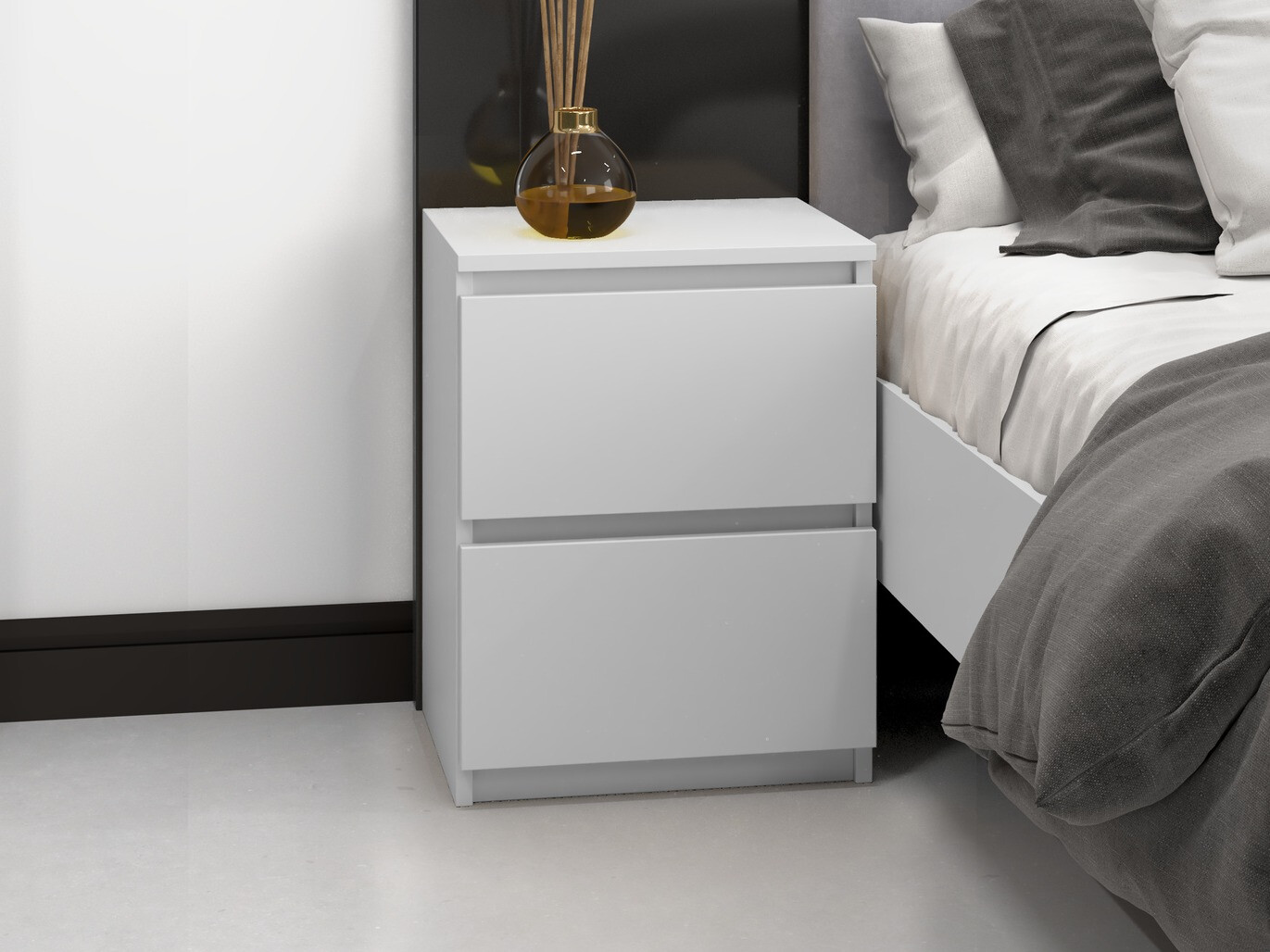 Naktsgaldiņš Elbvelu 120 (Balts)