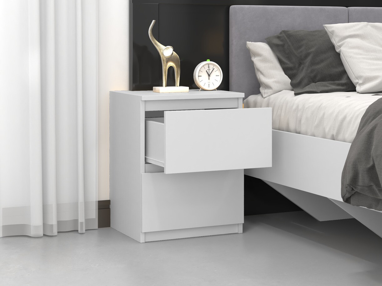 Прикроватная тумбочка Elbvelu 120 (Белый)