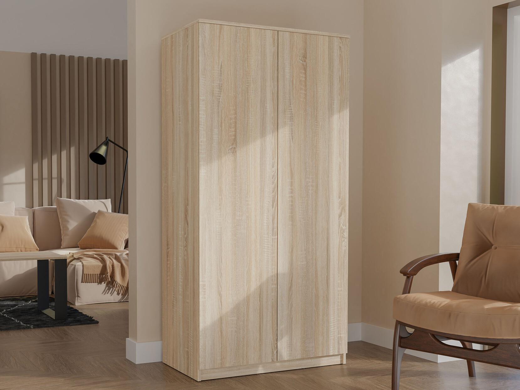 Шкаф Elbvelu 117 (Сонома Дуб)