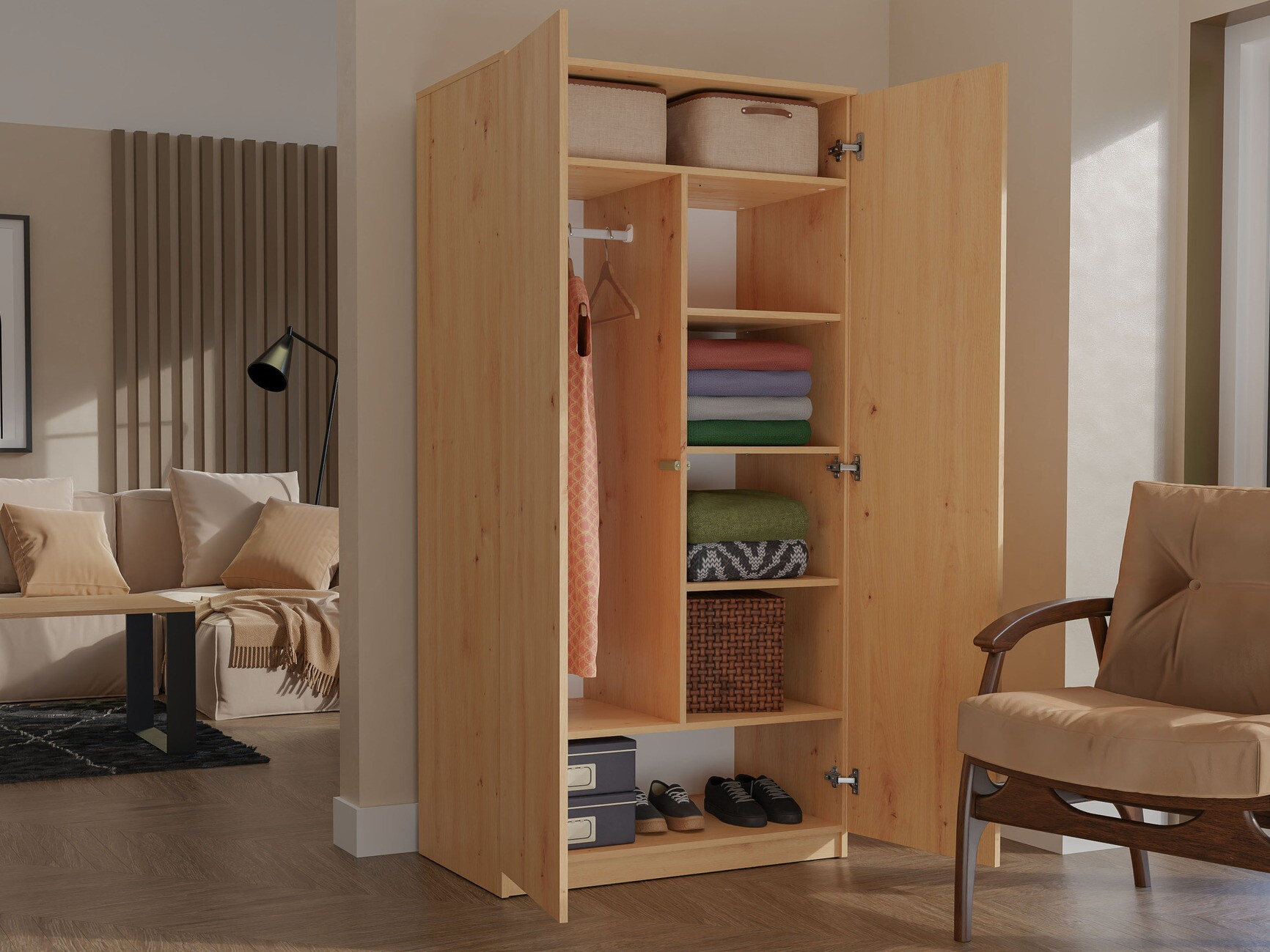 Skapis Elbvelu 117 (Artisan ozols)