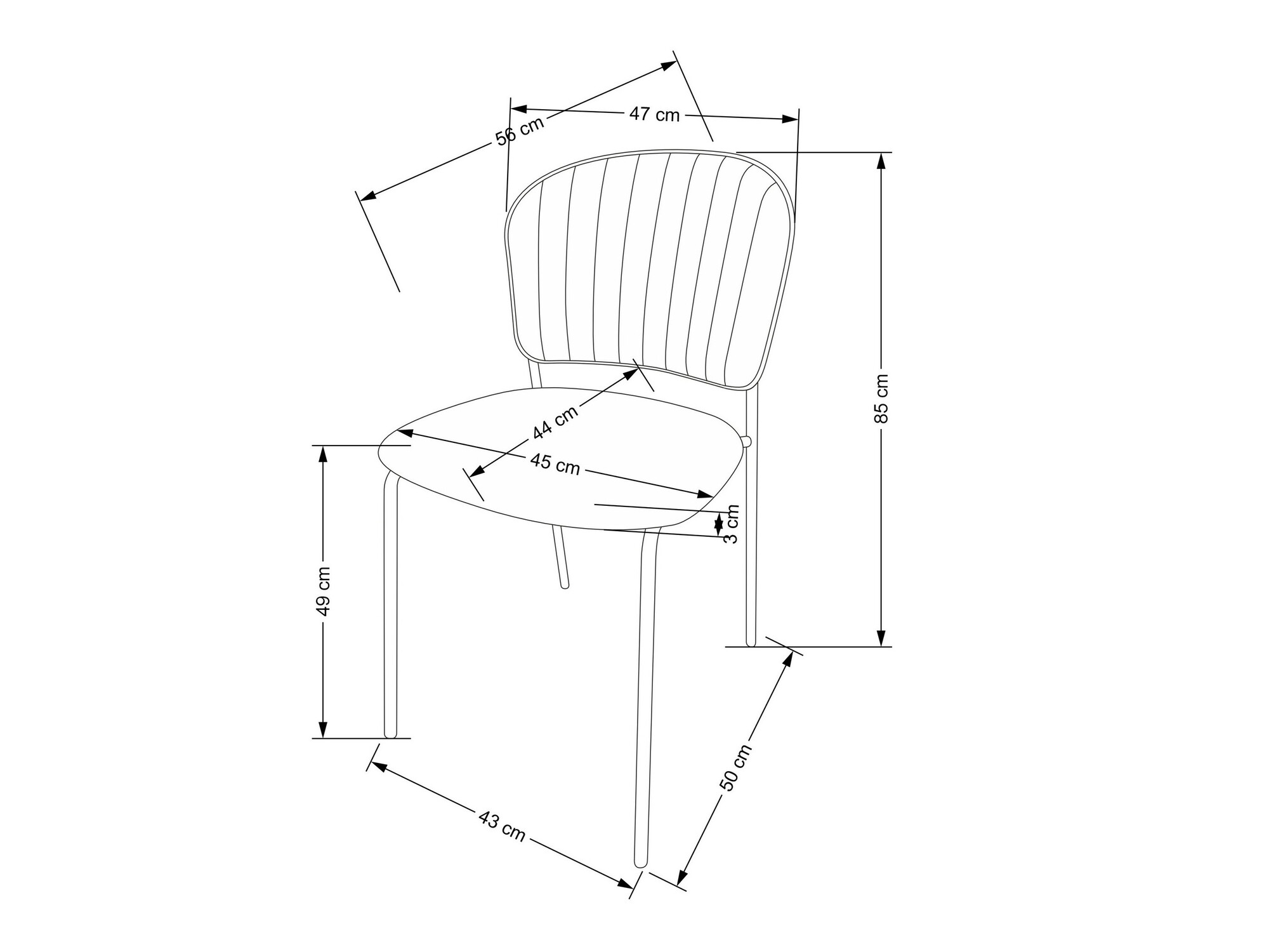Стул Houston 1640 (Бежевый)