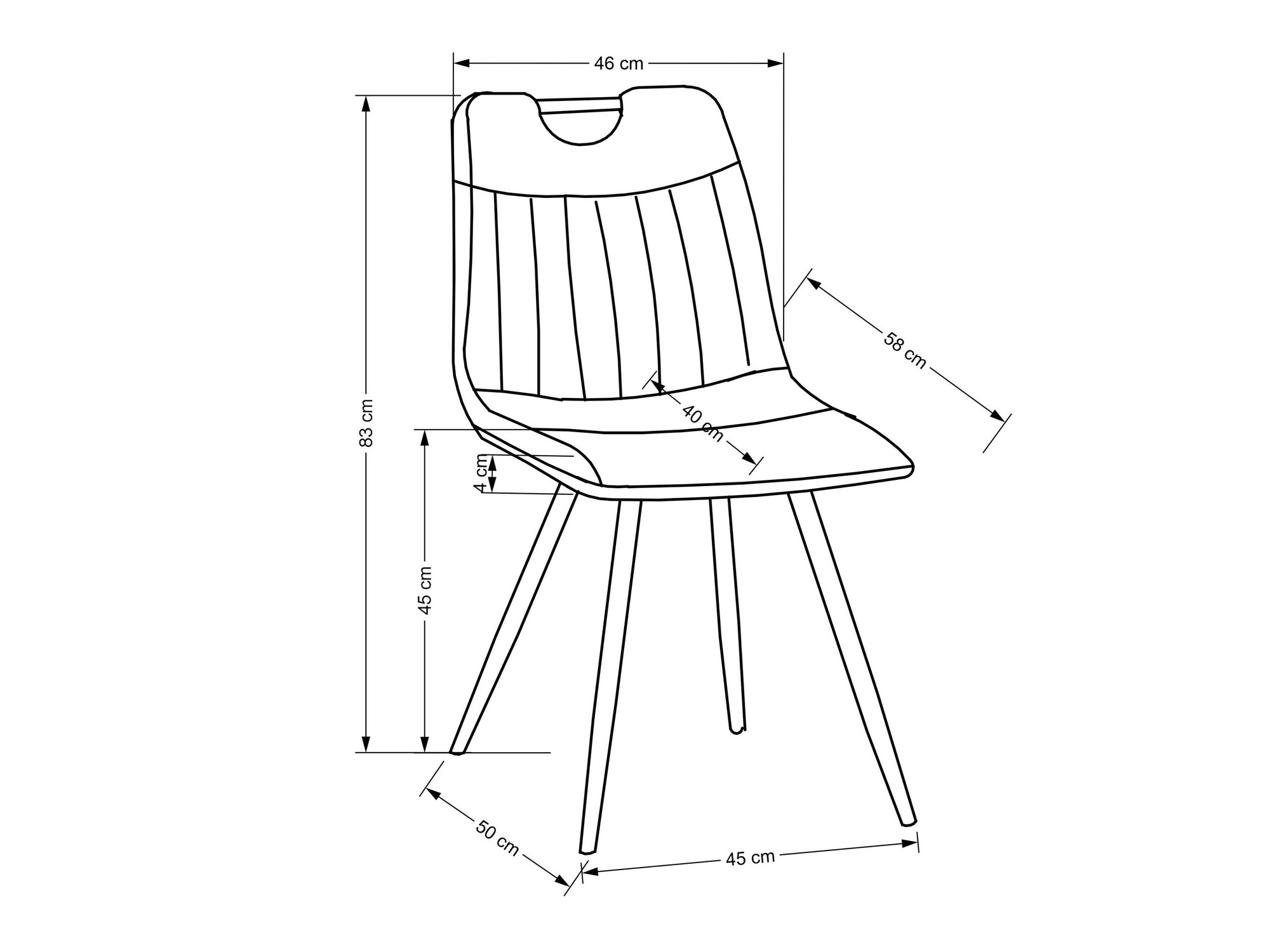 Krēsls Houston 1644 (Dzeltens)