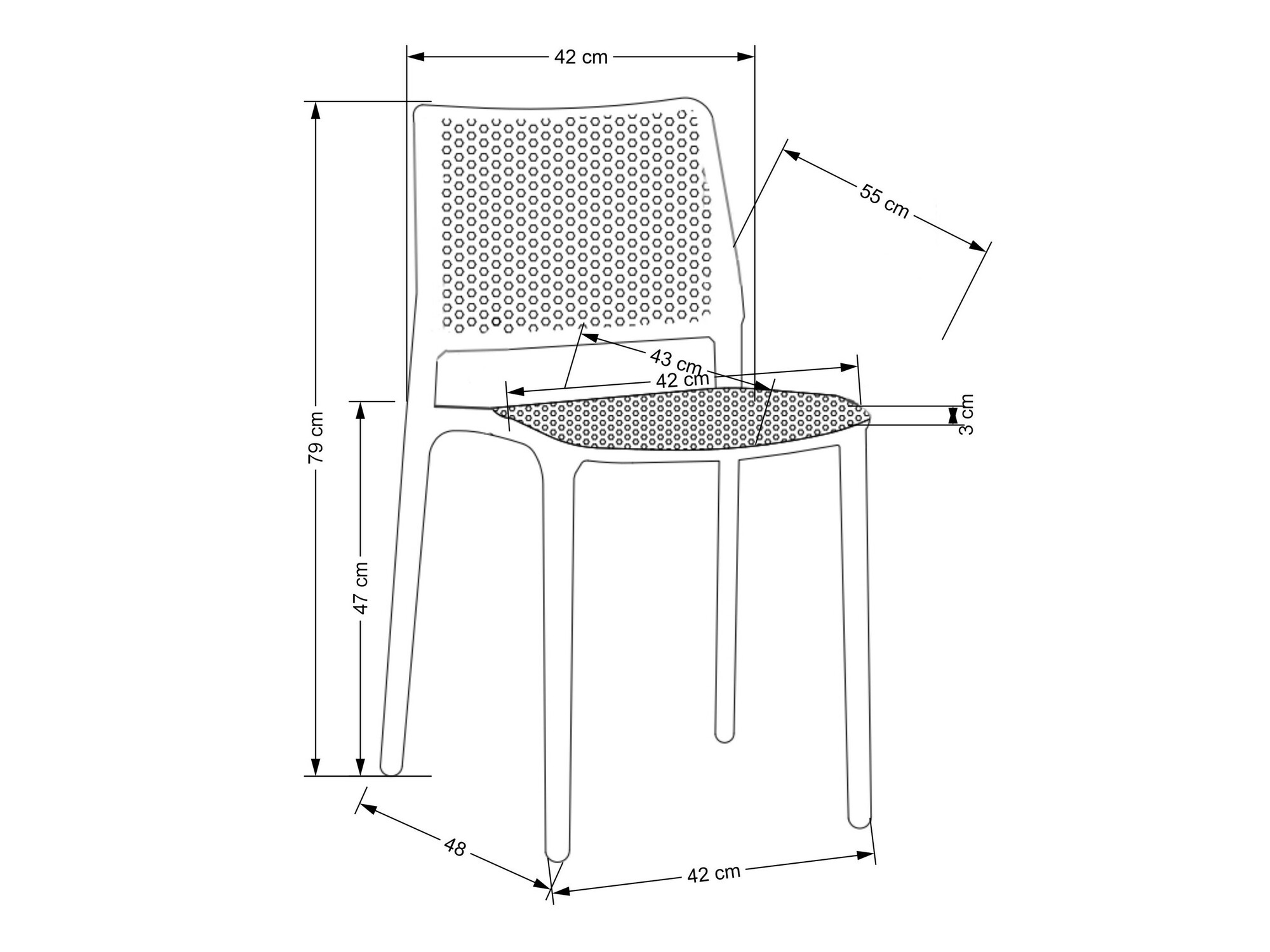Krēsls Houston 1648 (Oranžs)