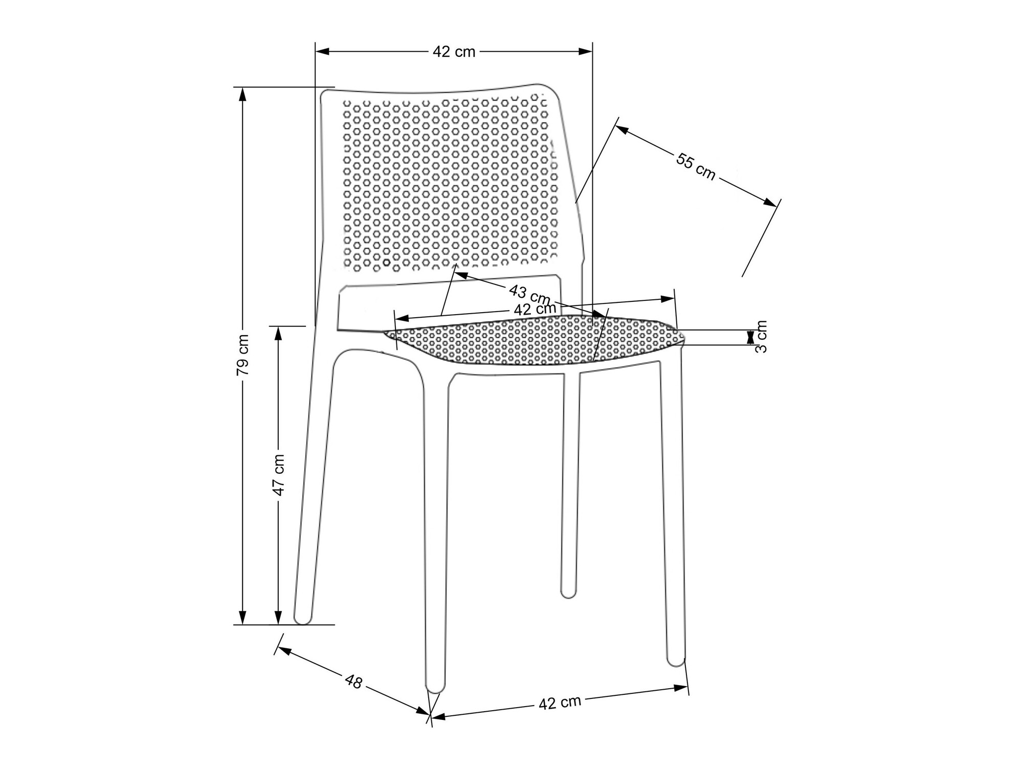 Стул Houston 1648 (Белый)