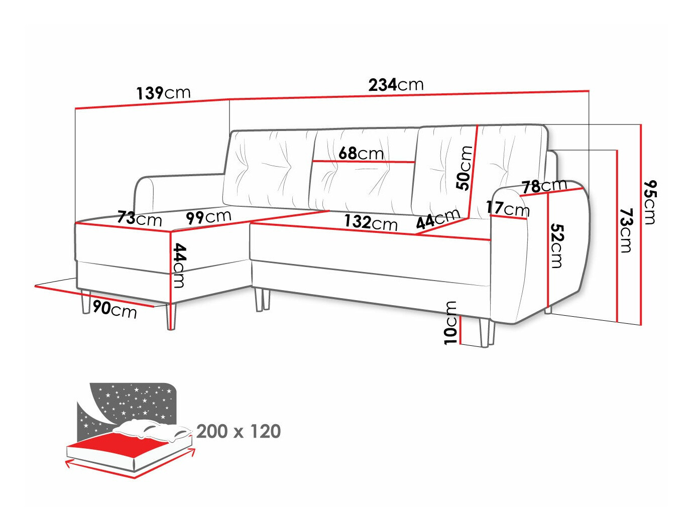 Угловой диван Memphis 109 (Itaka 14)