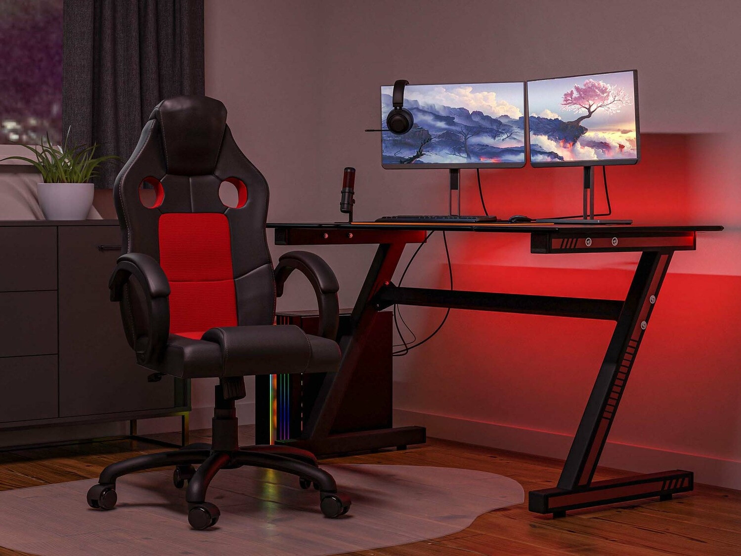 Игровое кресло Mandeville 230 (Красный)