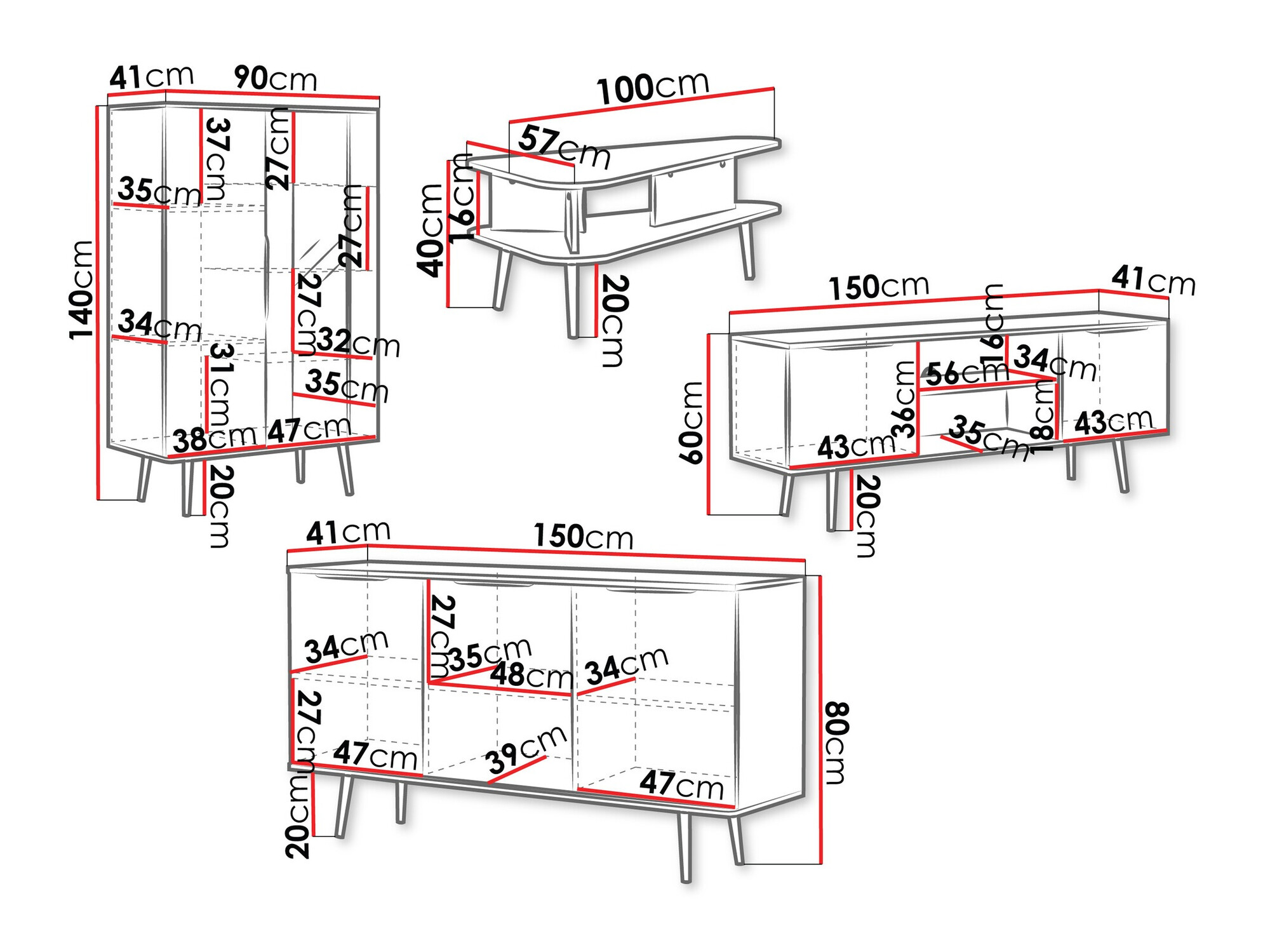 Набор для гостиной Livetre 105 (Нет)