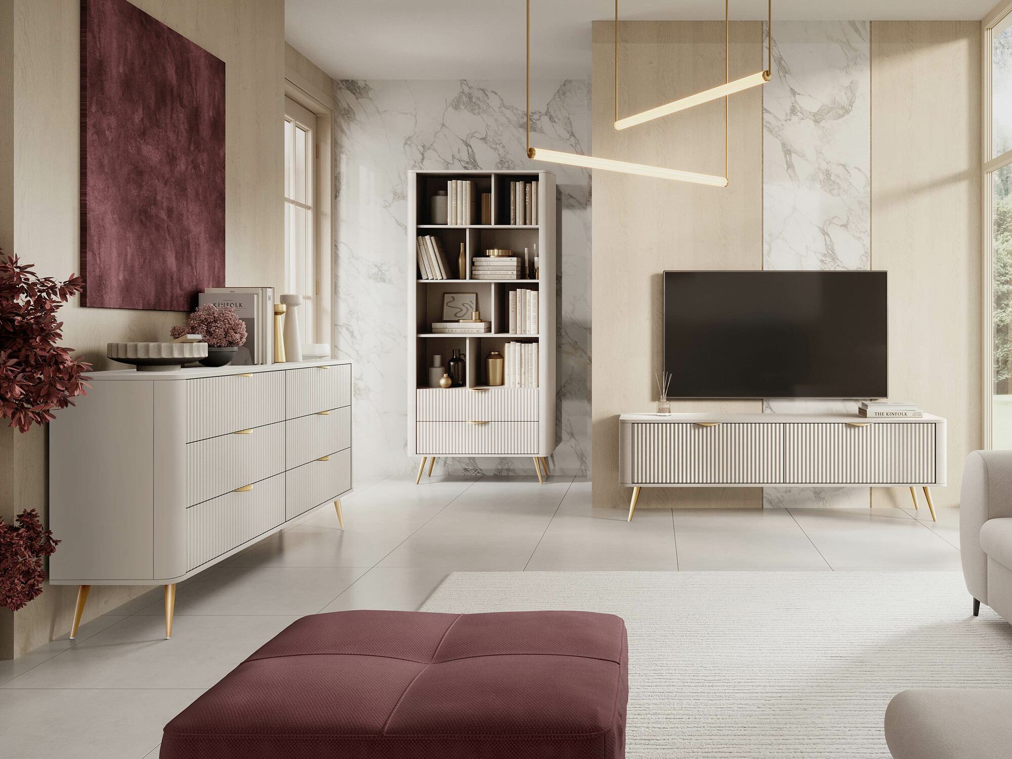 Набор для гостиной Versoe 109 (Бежевый)