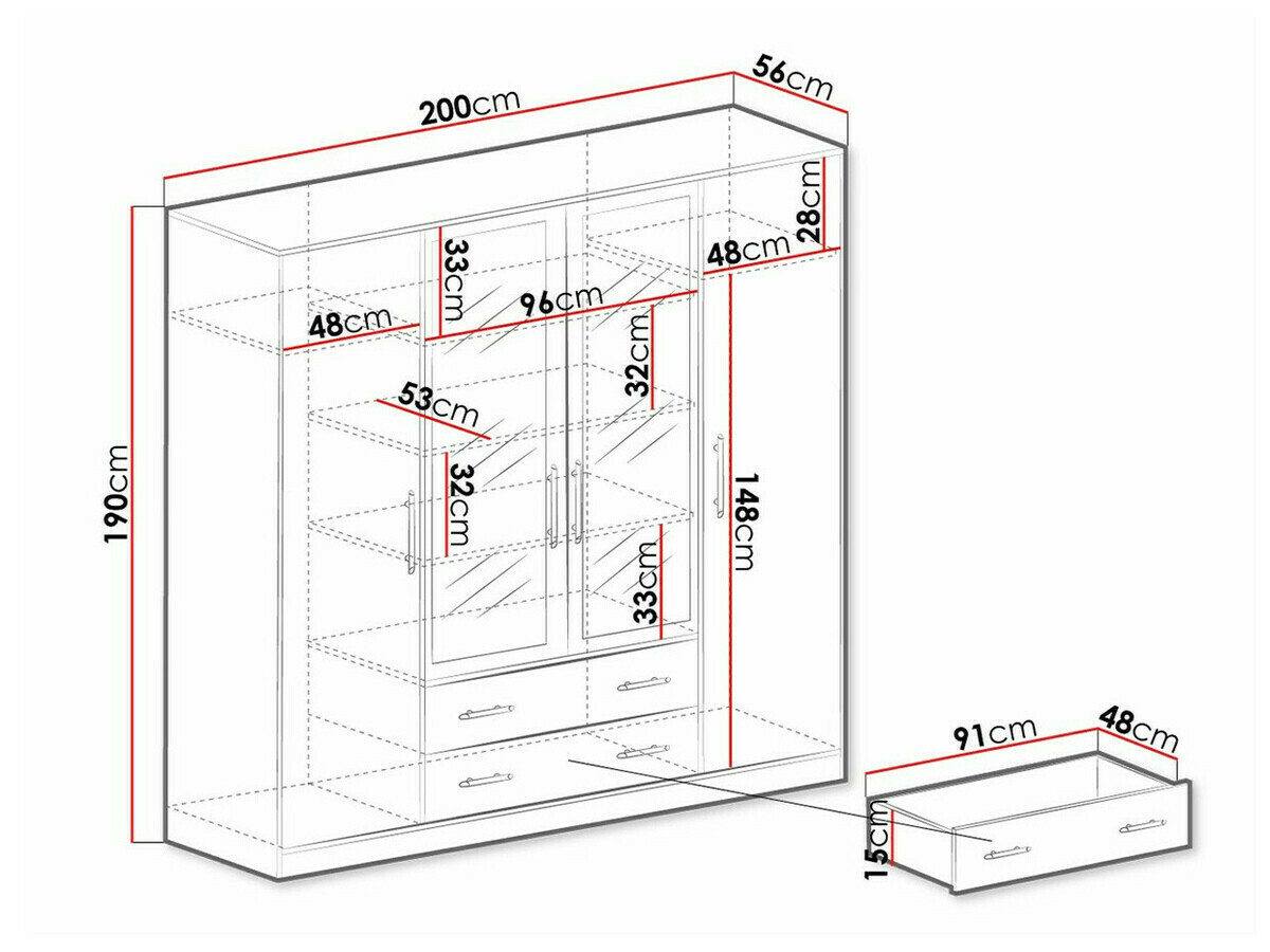 Шкаф Cavmero 101 (Artisan дуб)