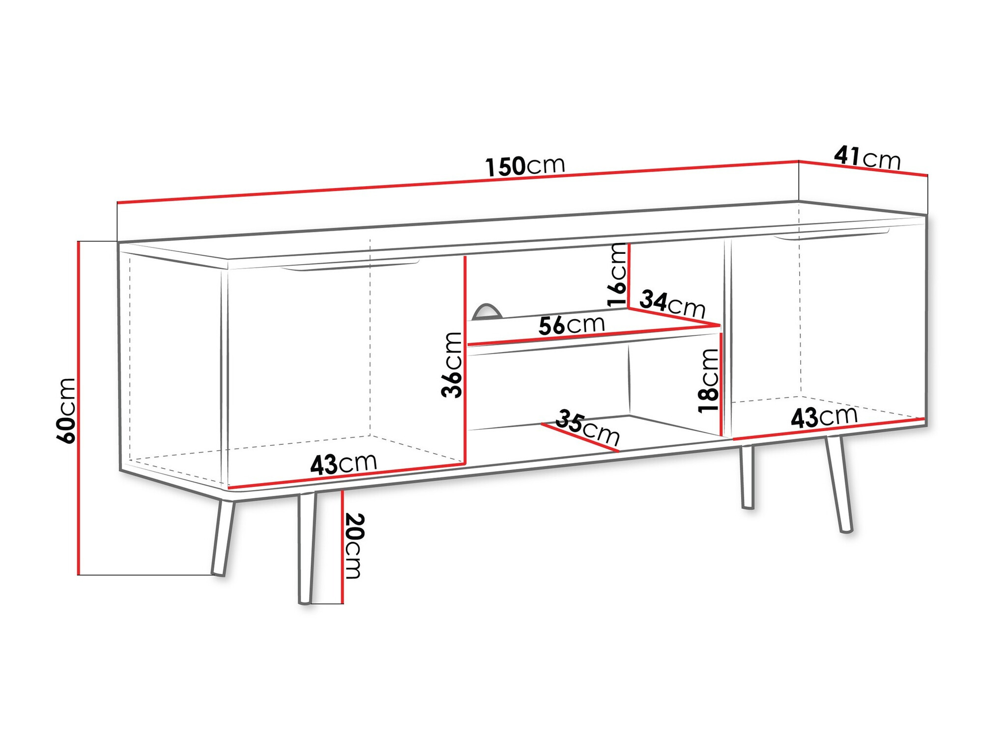 ТВ тумба Livetre 101