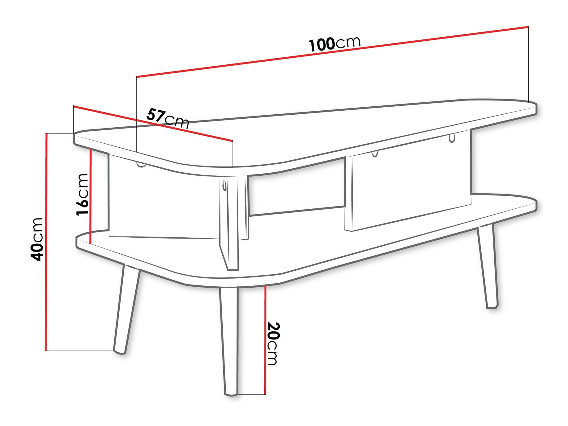 Žurnālu galdiņš Livetre 102