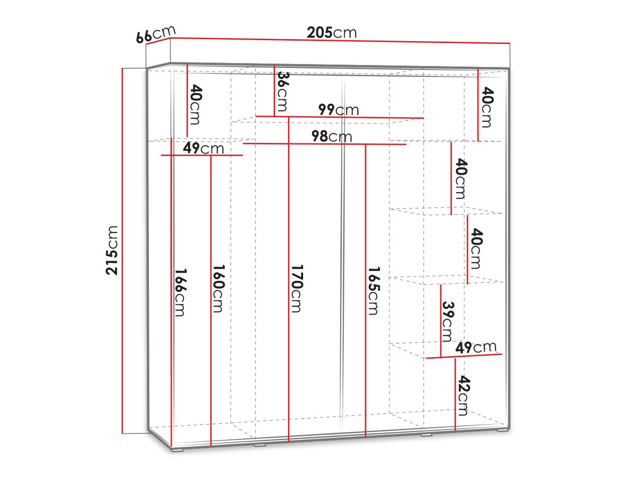 Skapis Murrieta 135 (Sonomas ozols)