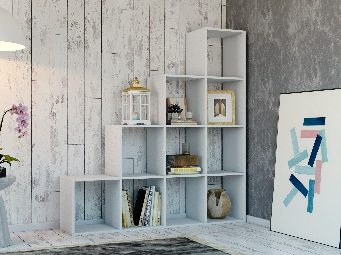 Стеллаж Mandeville 233 (Белый)