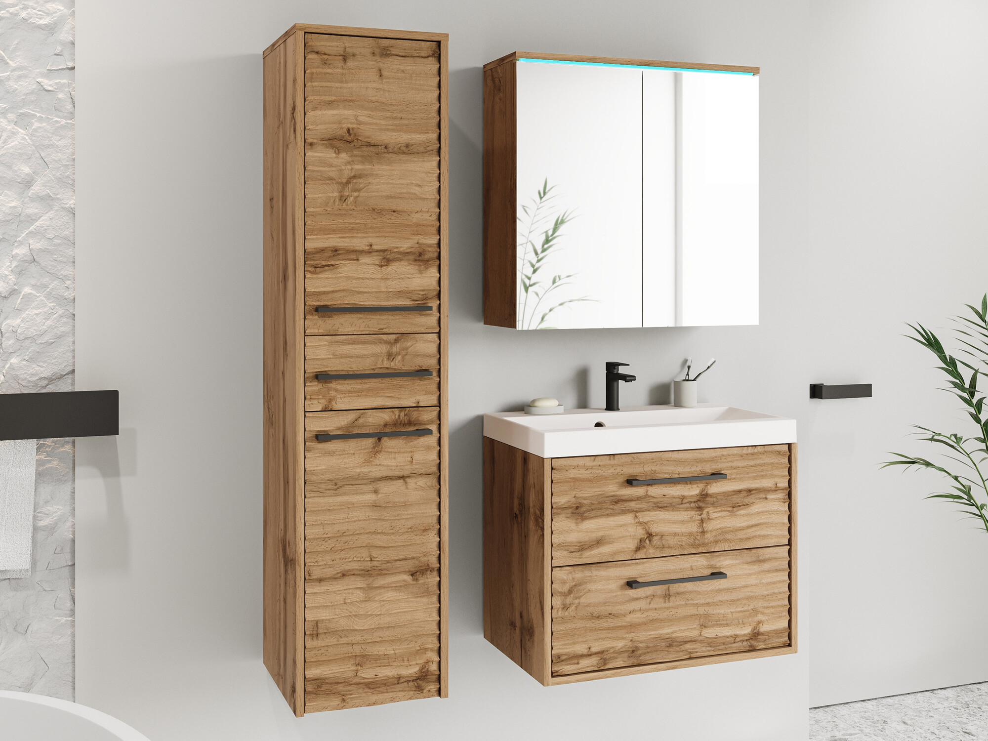 Vannas komplekts Sarasota 173 (Votan ozols)