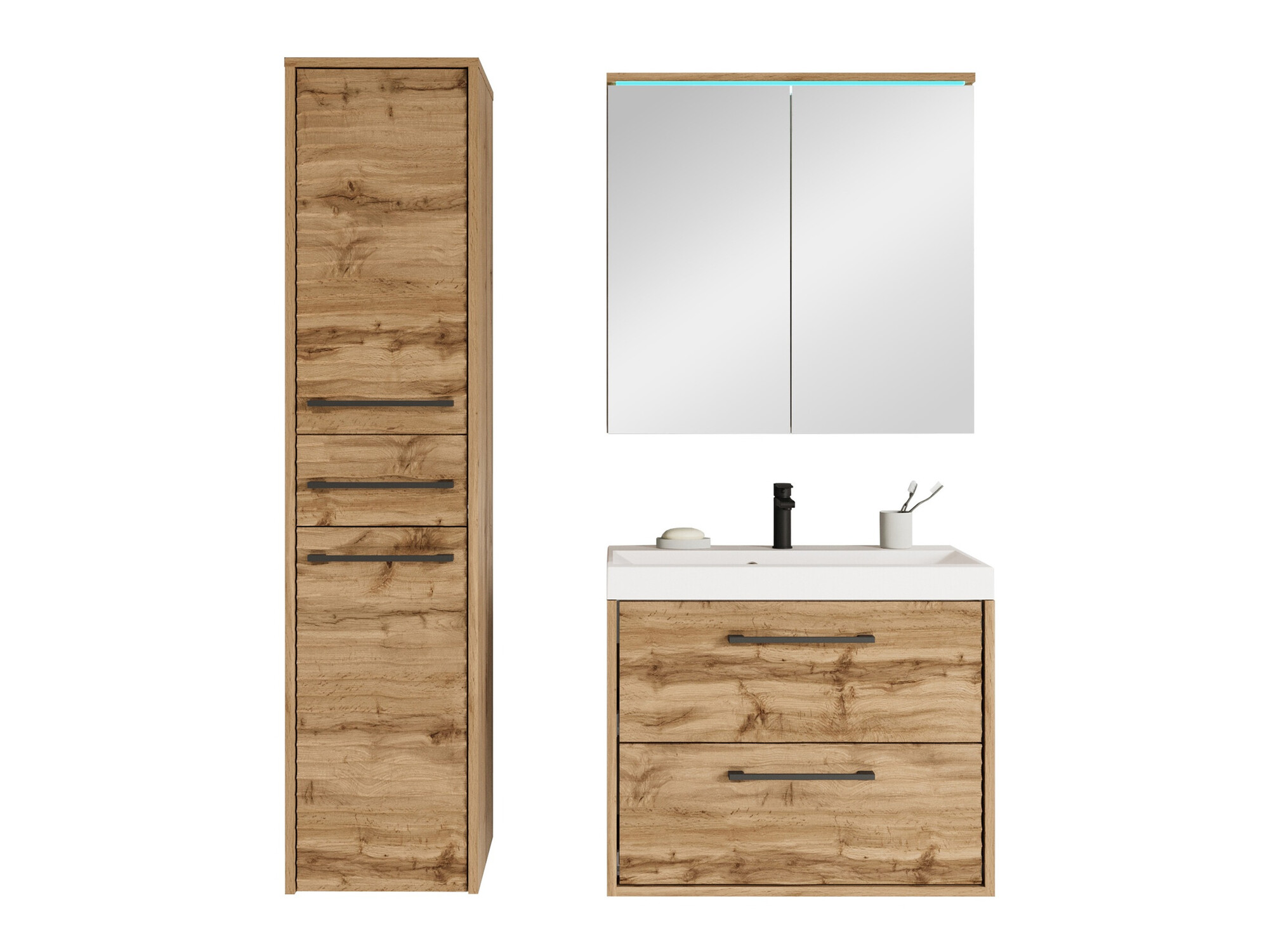 Vannas komplekts Sarasota 173 (Votan ozols)