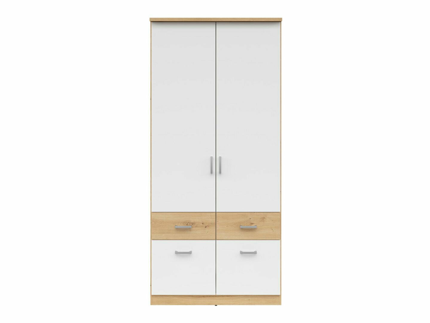 Skapis Boston 533 (Artisan ozols + Balts)