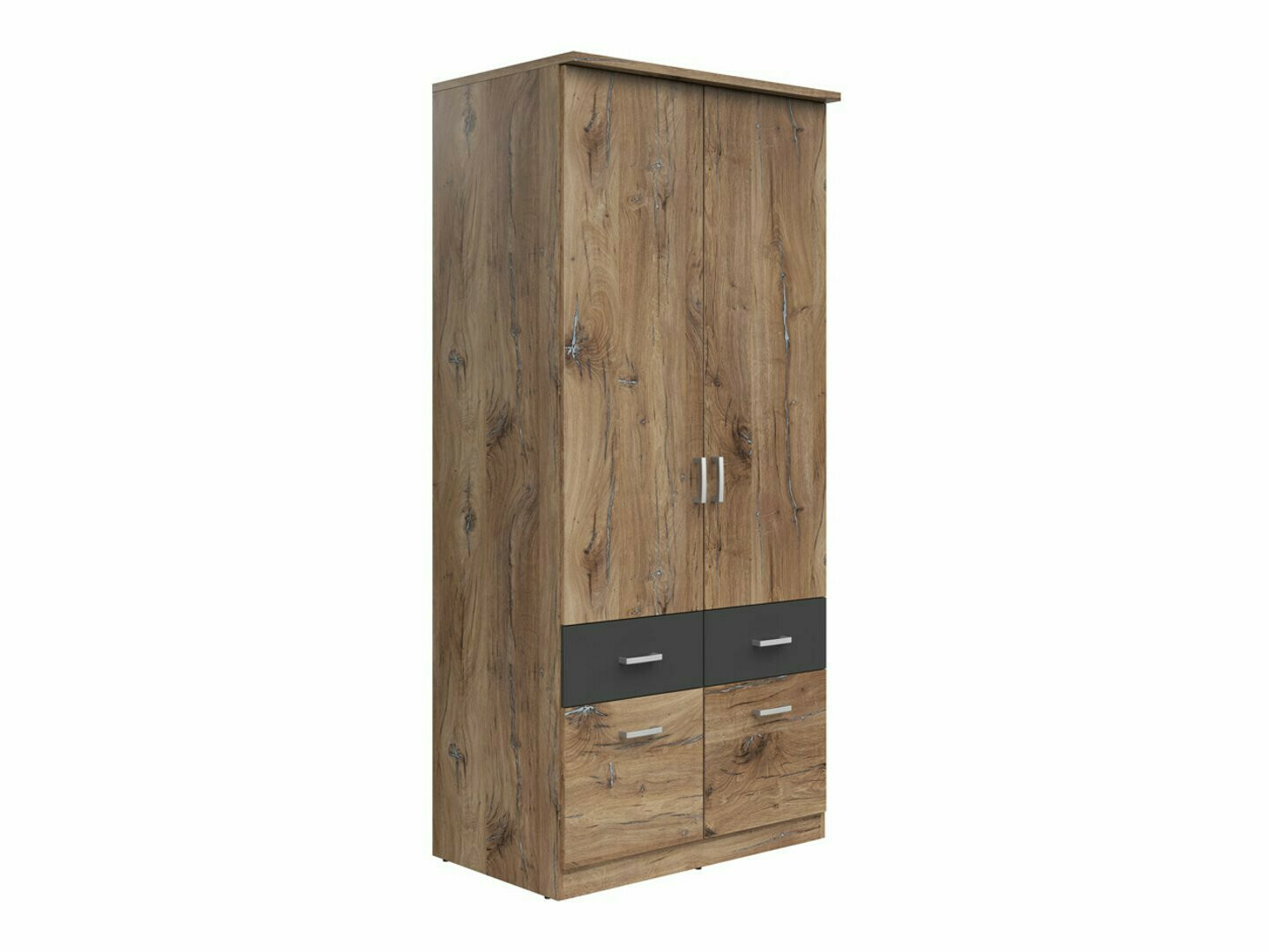 Skapis Boston 533 (Tumšs ozols + Grafīts)