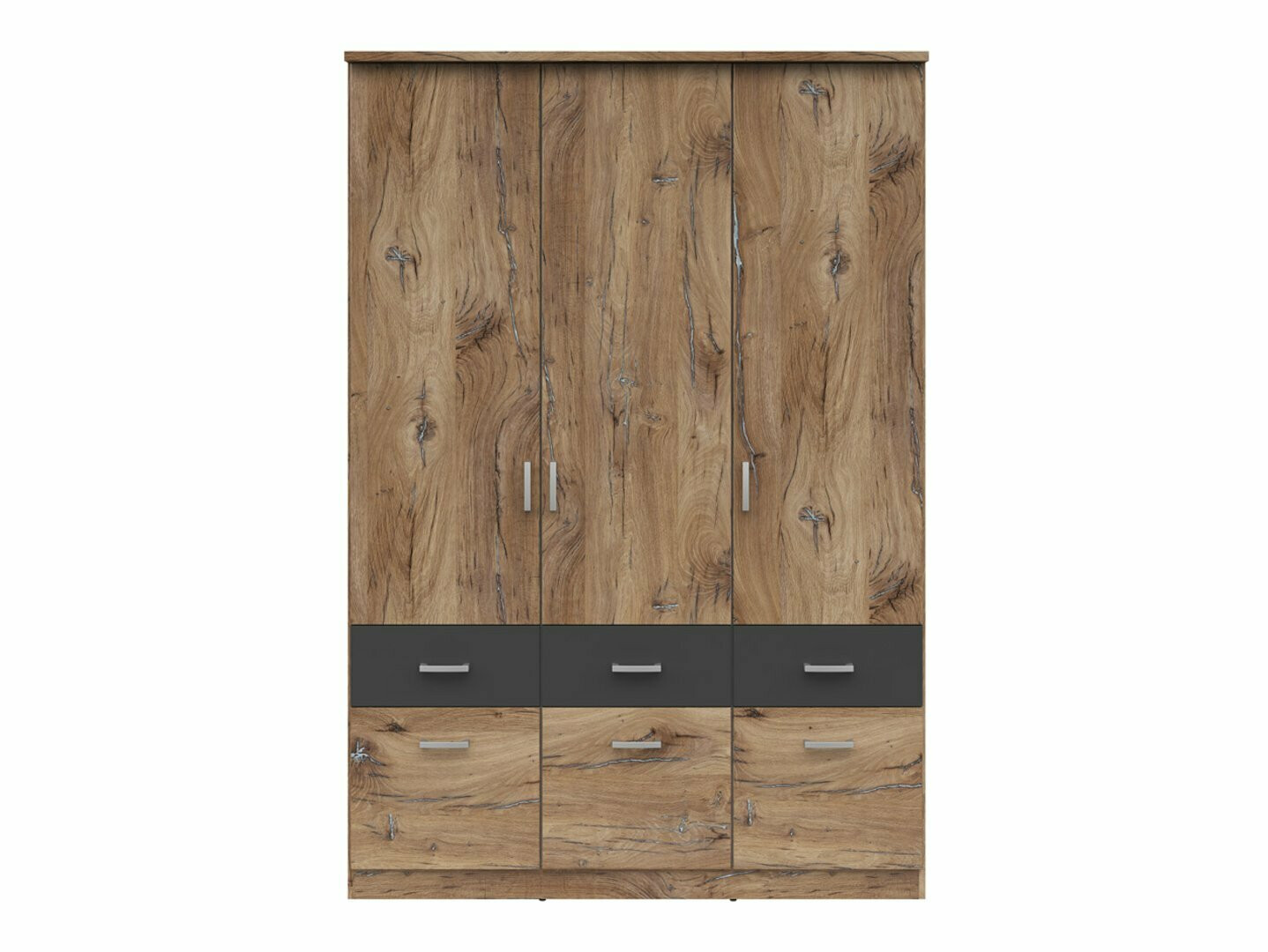 Skapis Boston 534 (Tumšs ozols + Grafīts)