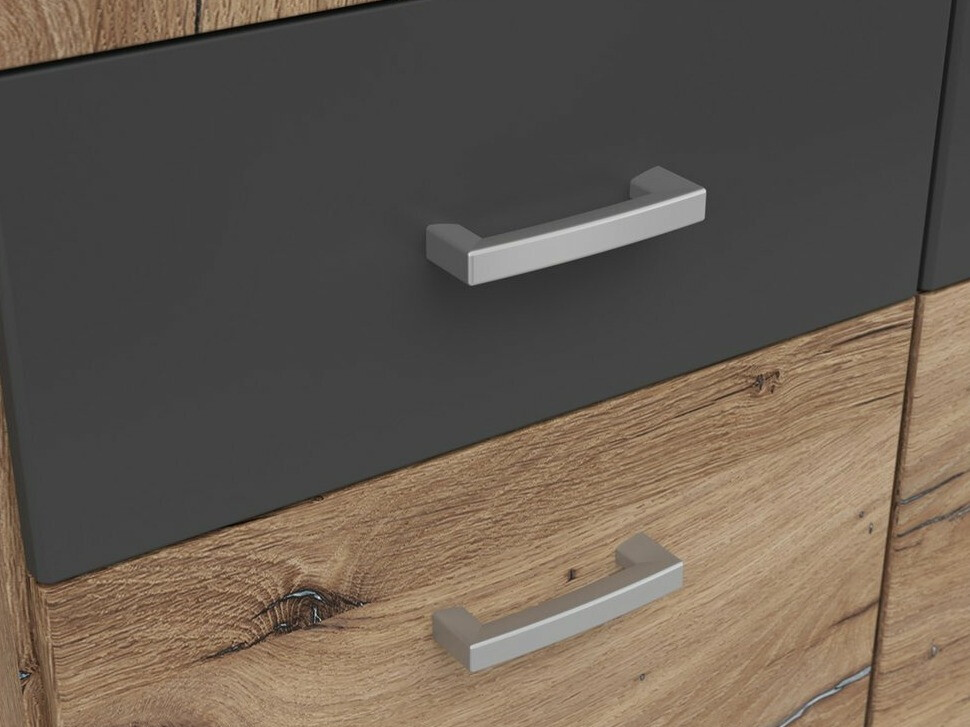 Skapis Boston 534 (Tumšs ozols + Grafīts)