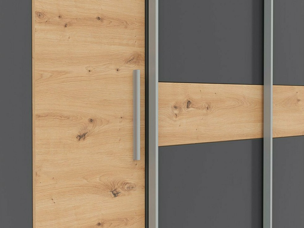 Skapis Boston 541 (Artisan ozols + Grafīts)