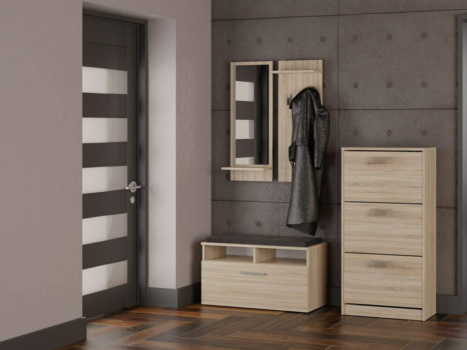 Вешалка Mandeville 237 (Сонома Дуб)