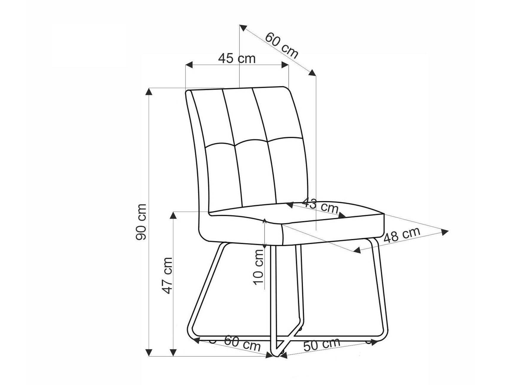 Krēsls Houston 1674 (Pelēks)