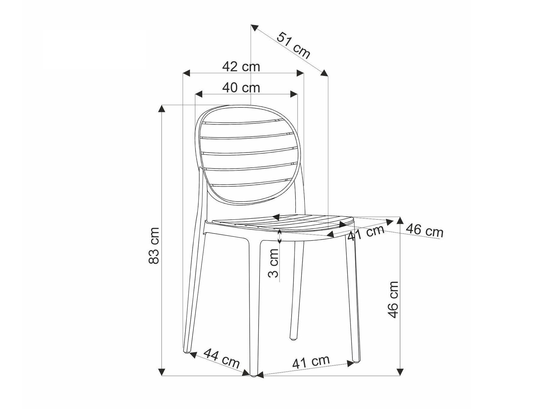 Стул Houston 1670 (Светло-коричневый + Чёрный)