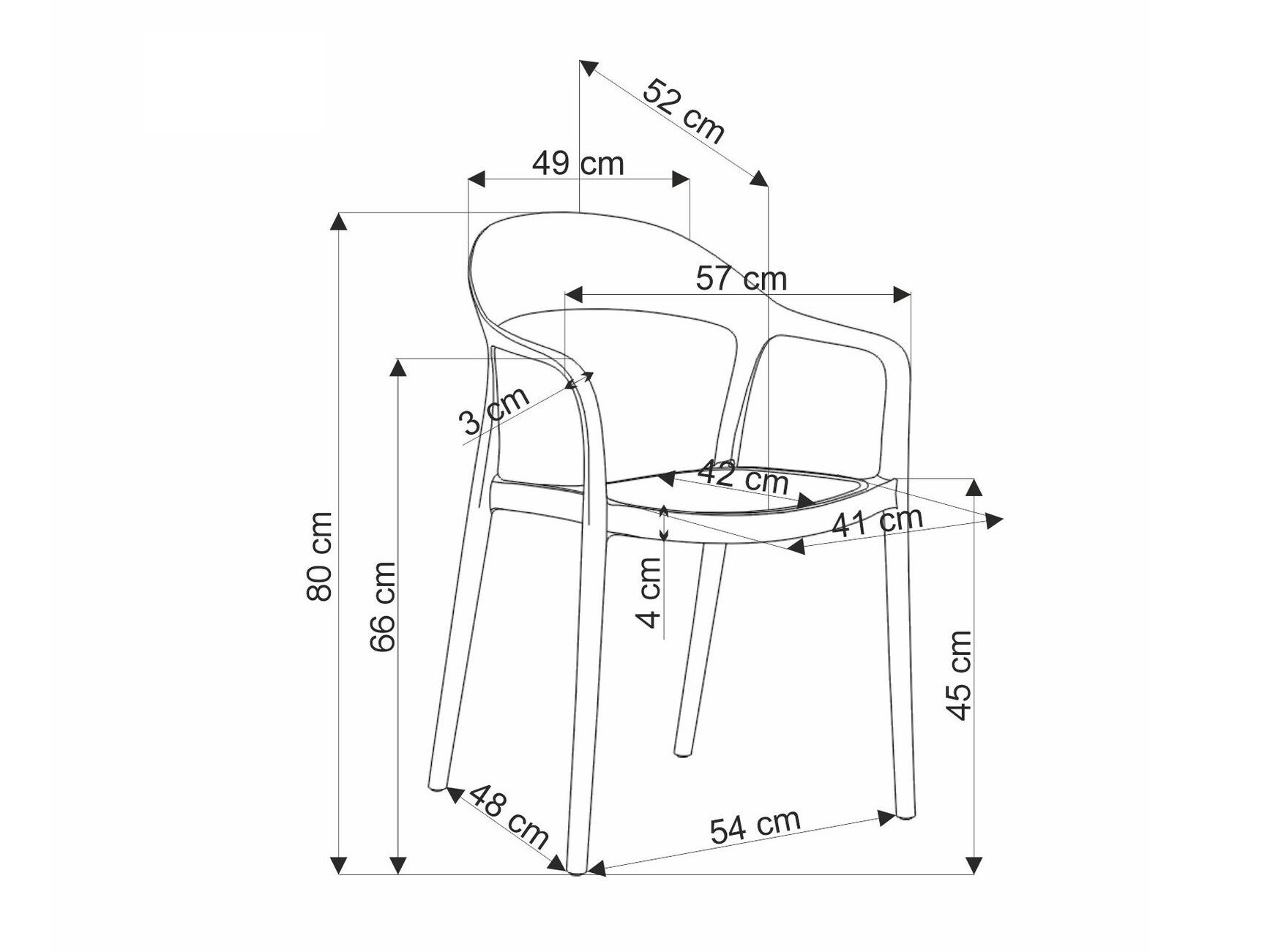 Стул Houston 1673 (Чёрный + Светло-коричневый)