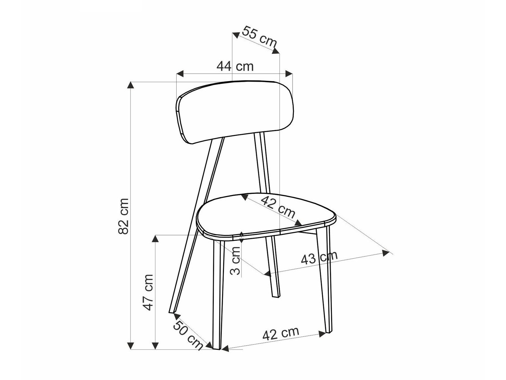 Стул Houston 1678 (Бежевый)