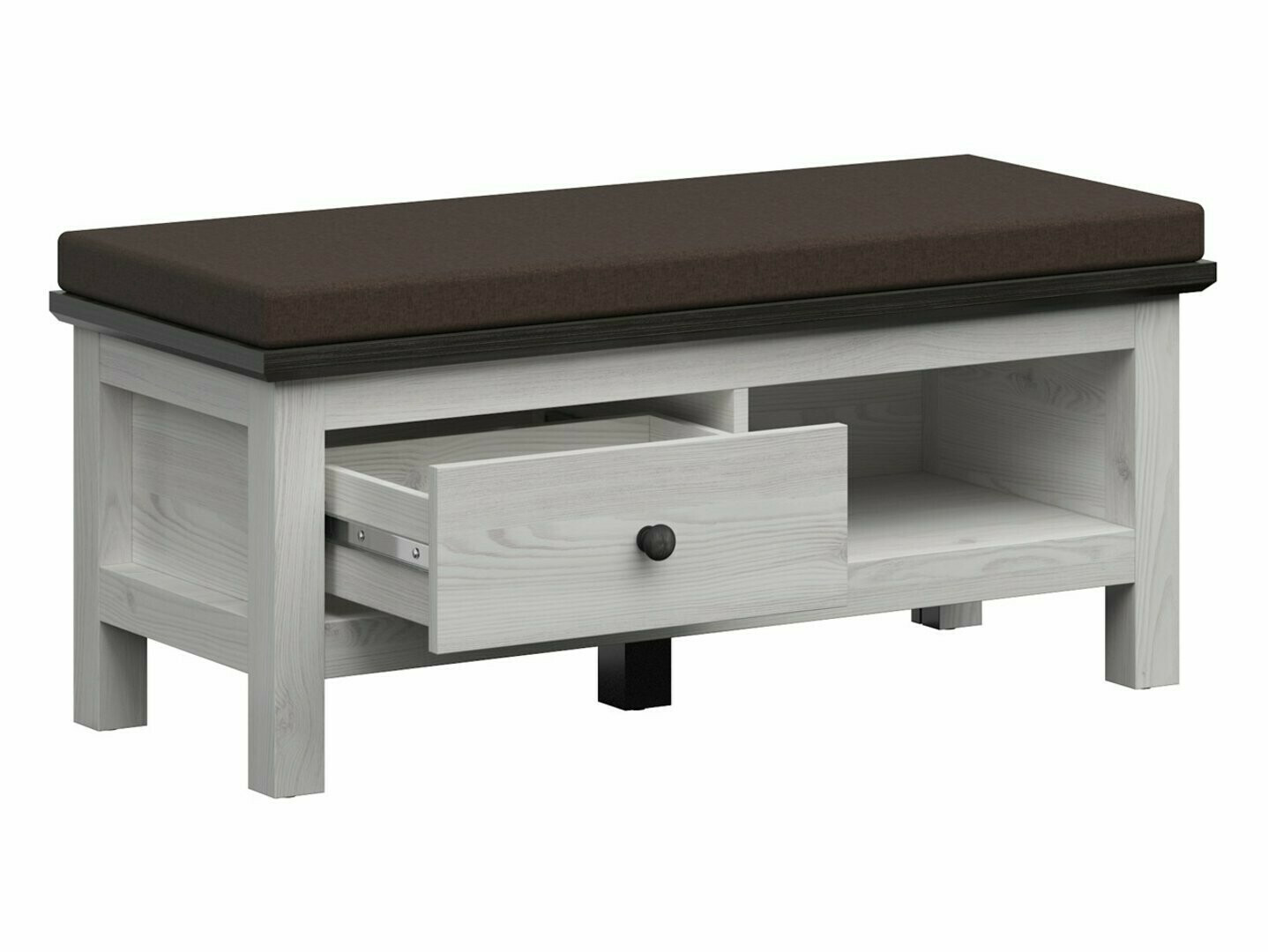 Тумба для обуви Sordoro 140 (Светлая лиственница Сибиу + Сосна Ларико)