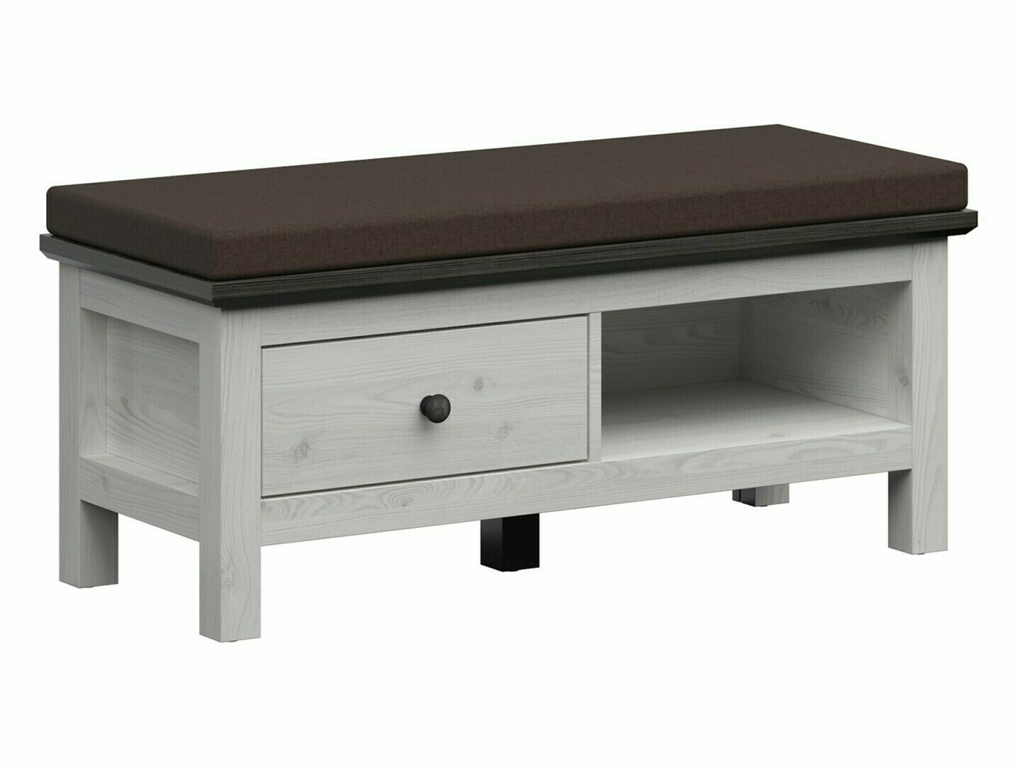 Тумба для обуви Sordoro 140 (Светлая лиственница Сибиу + Сосна Ларико)