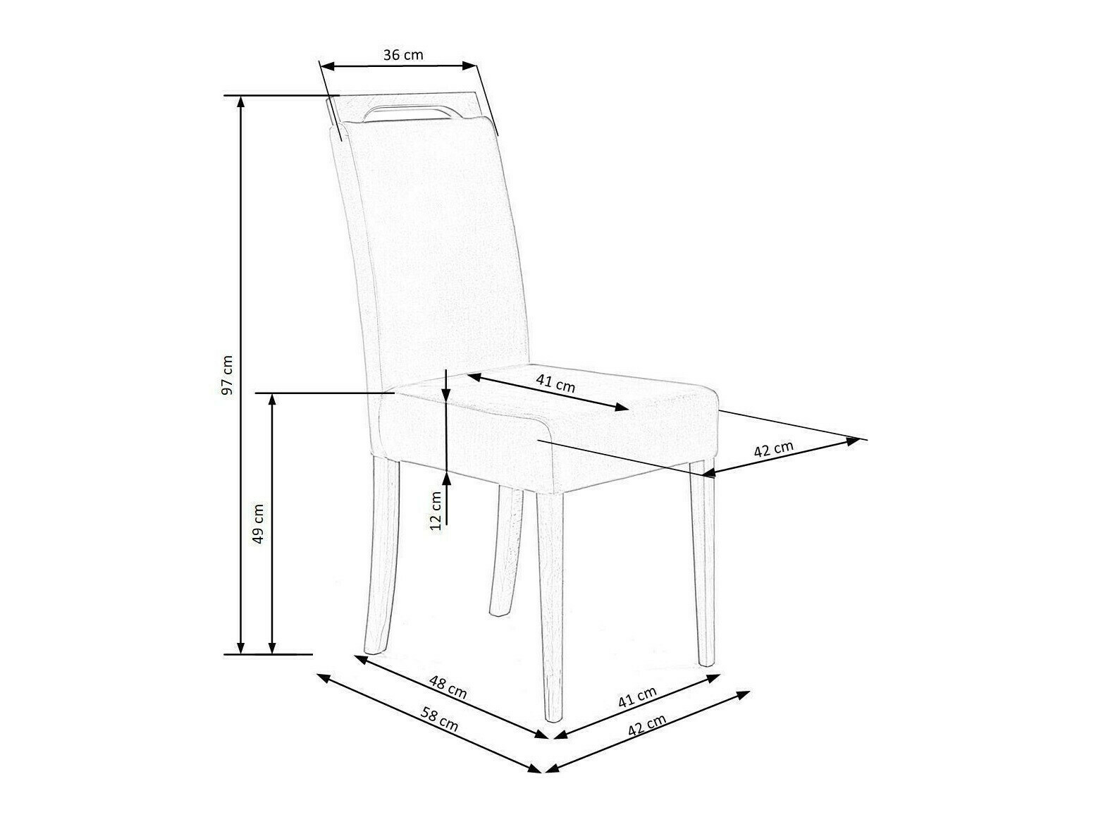Krēsls Houston 1055 (Krēms + Melns)
