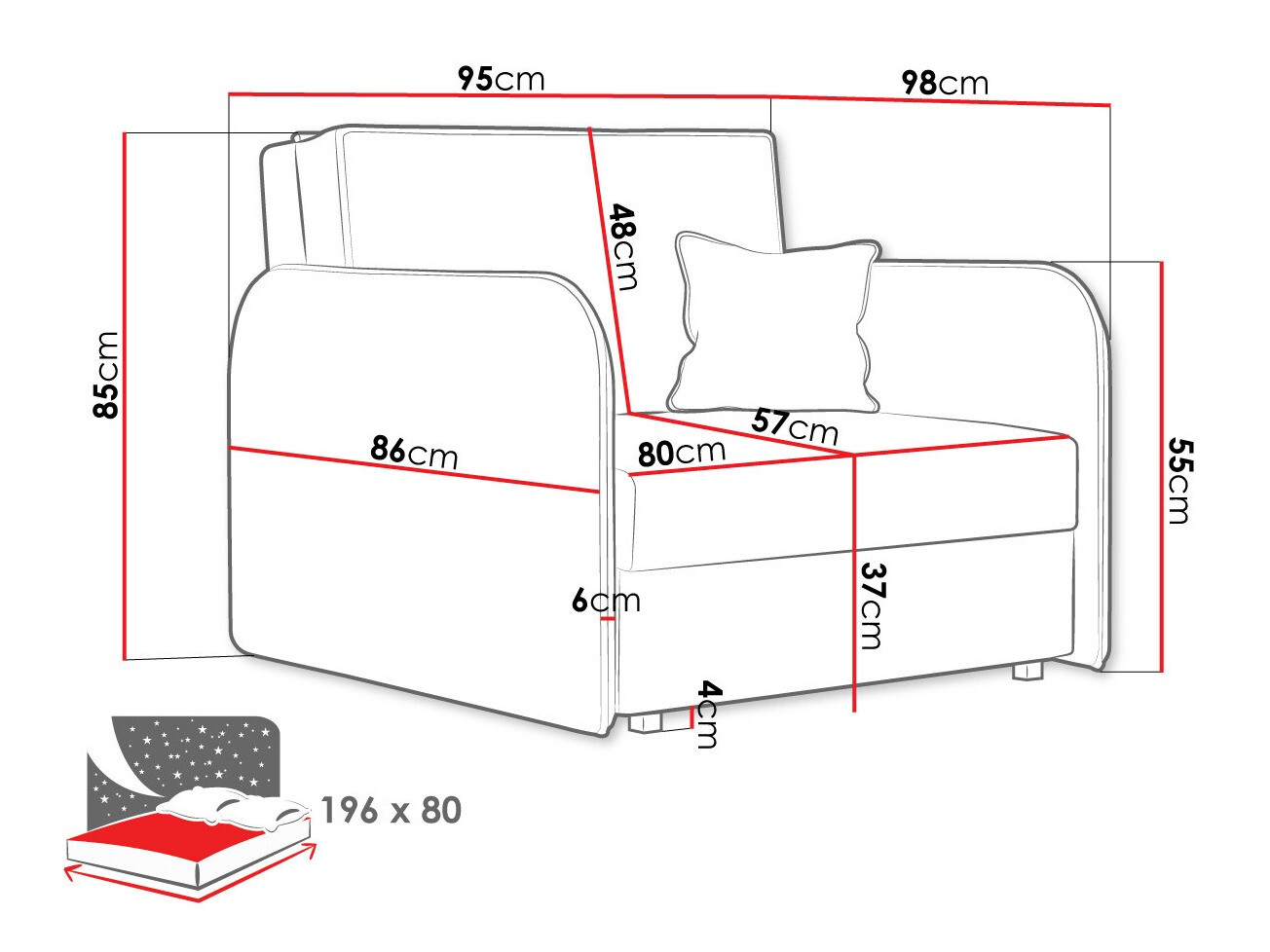 Кресло Columbus 125 (Again 06)
