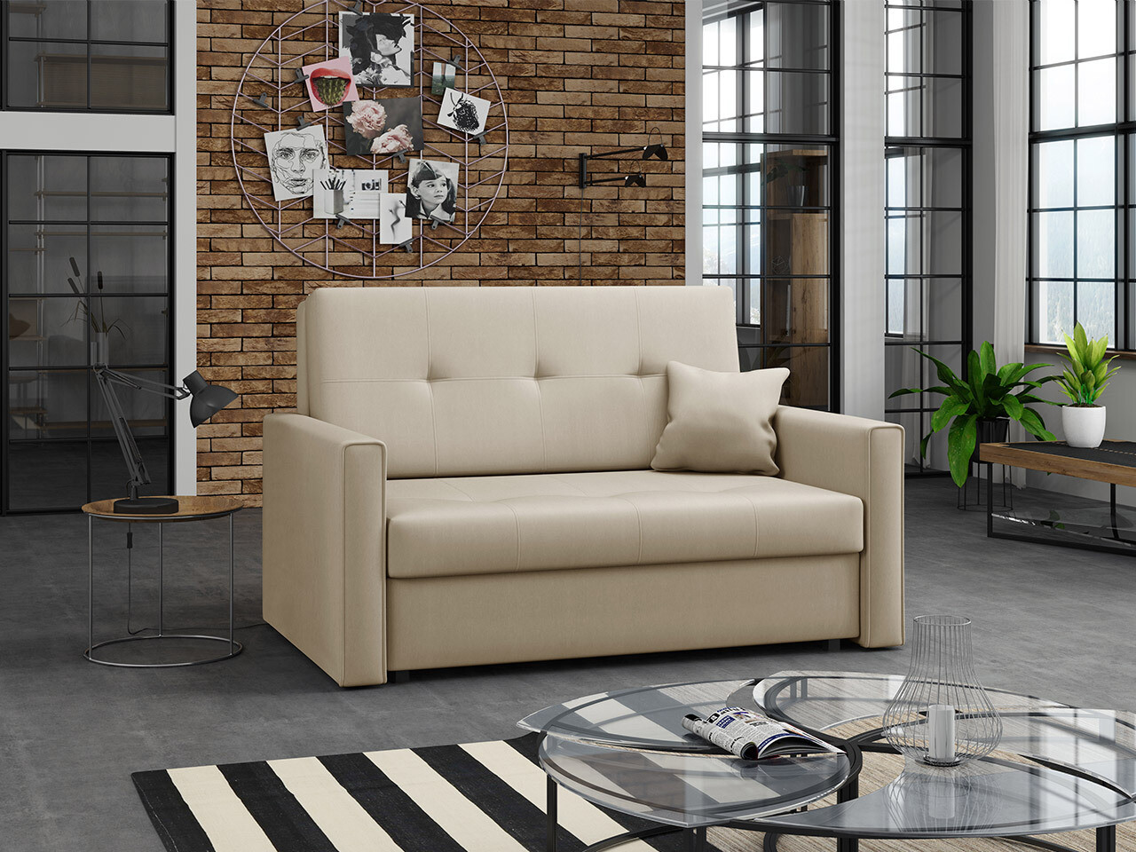 Dīvāns gulta Columbus 105 (Manila 02)