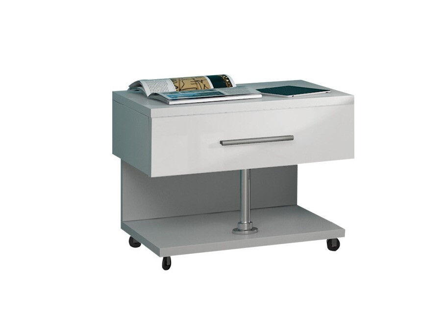 Naktsgaldiņš Salmere 103 (Balts + Glancēts balts)