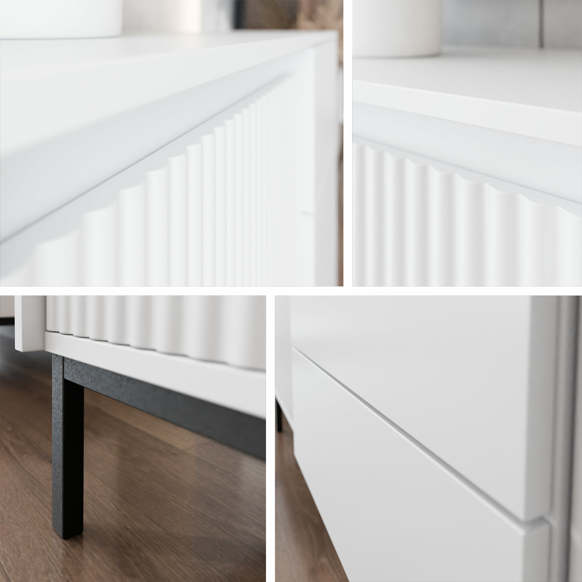 TV galds Comfivo Delruva 104 (Balts)